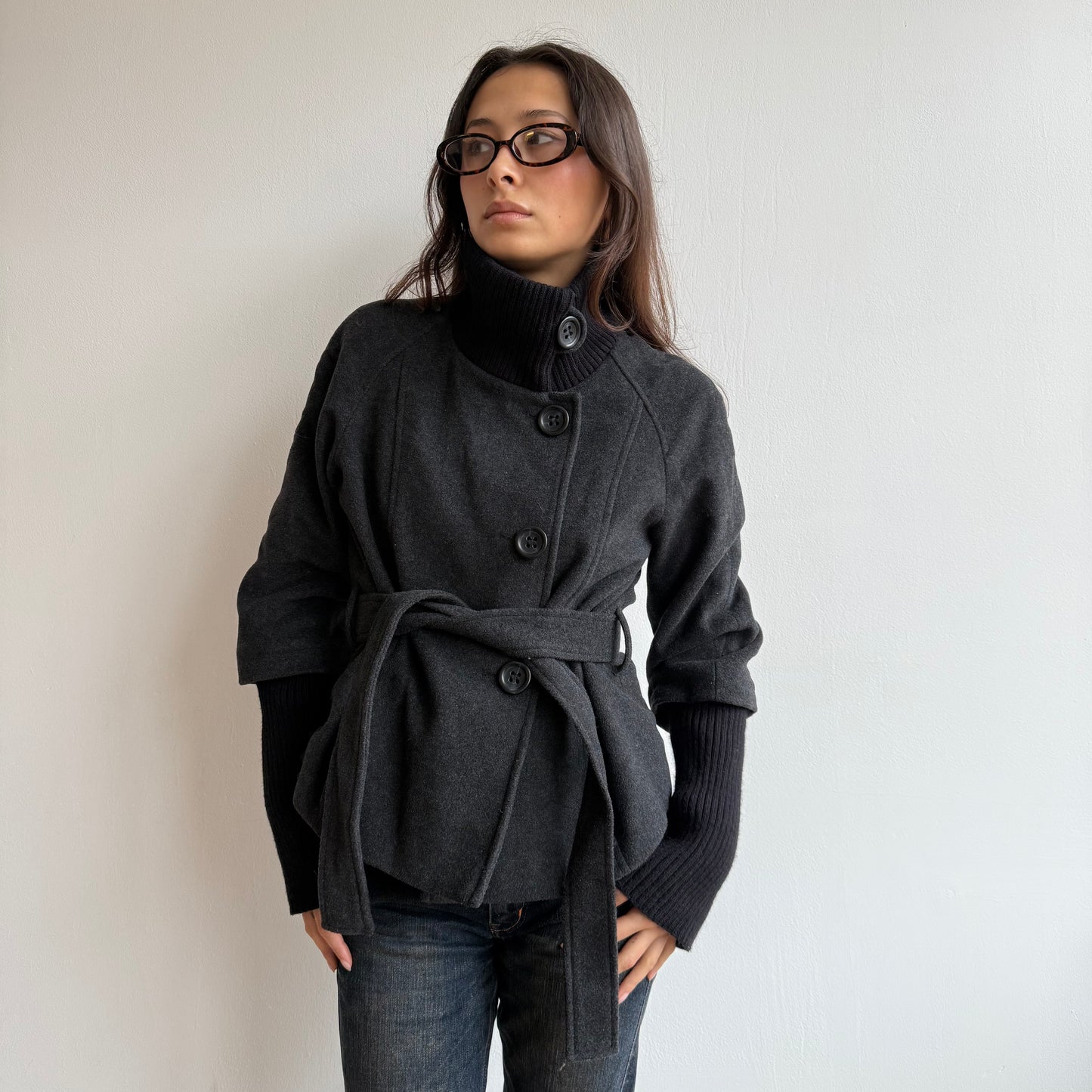 Bi-material jacket - Size S