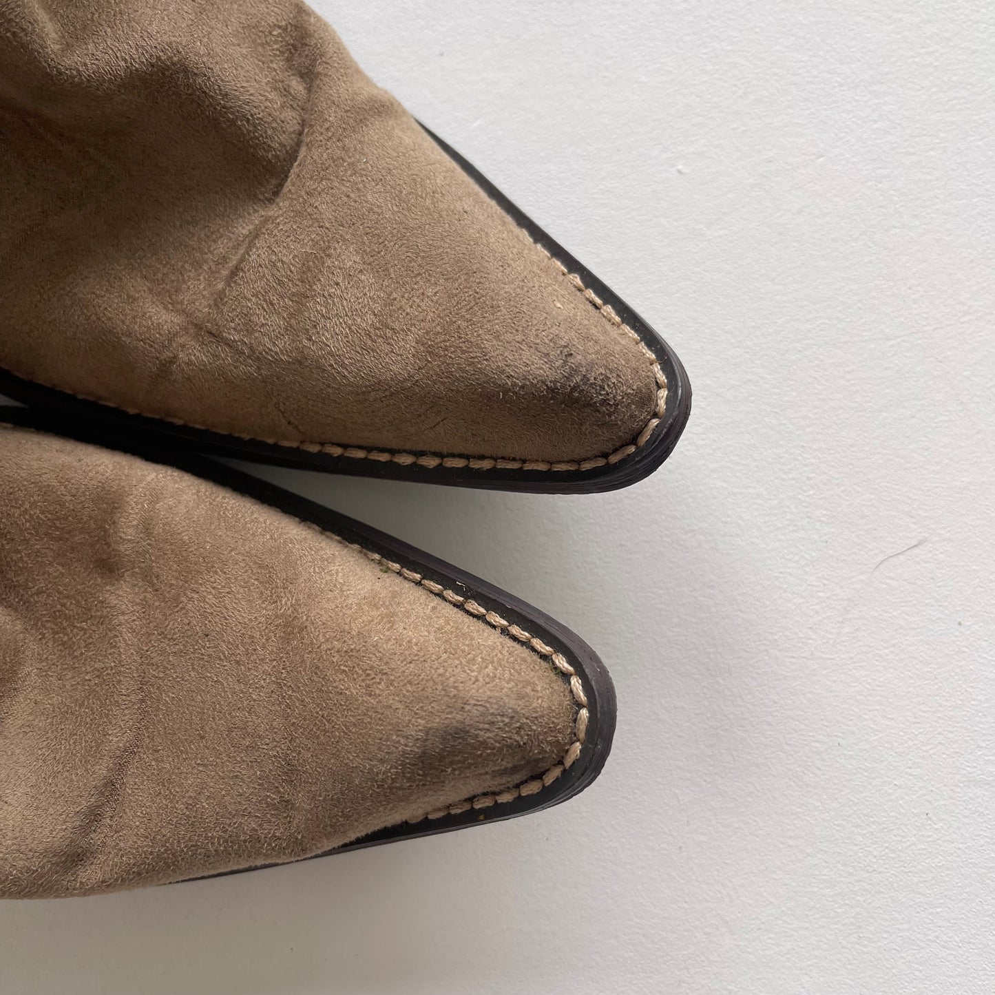 Brown cowboy boots - Size UK6