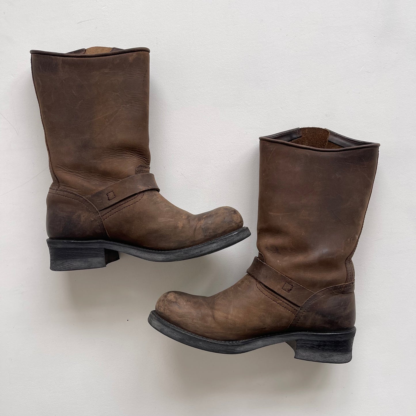 Brown Harley Davidson boots - Size UK6/EU39