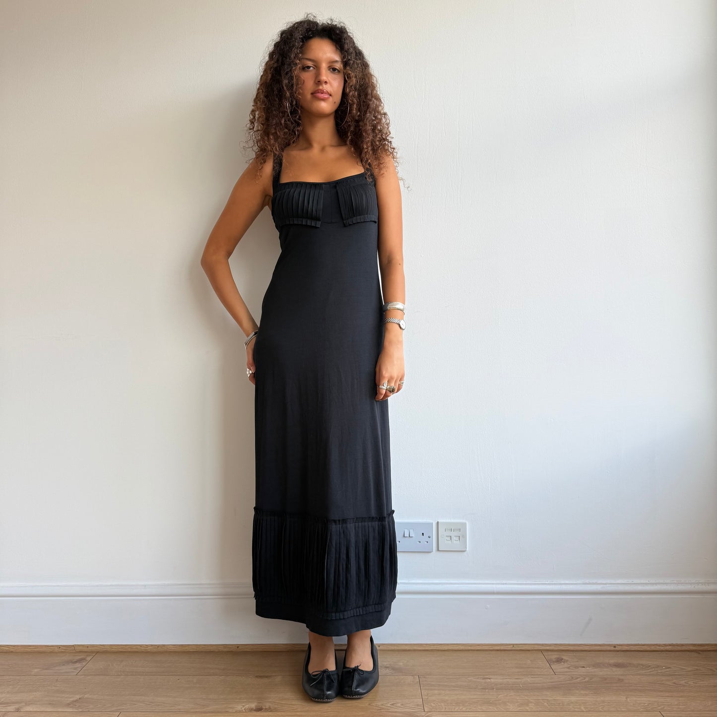 Cop Copine black maxi dress - Size S