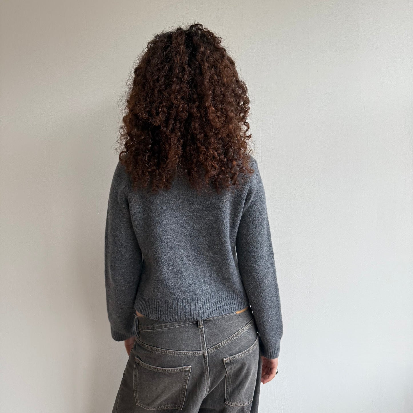 Grey pea-knit - Size S