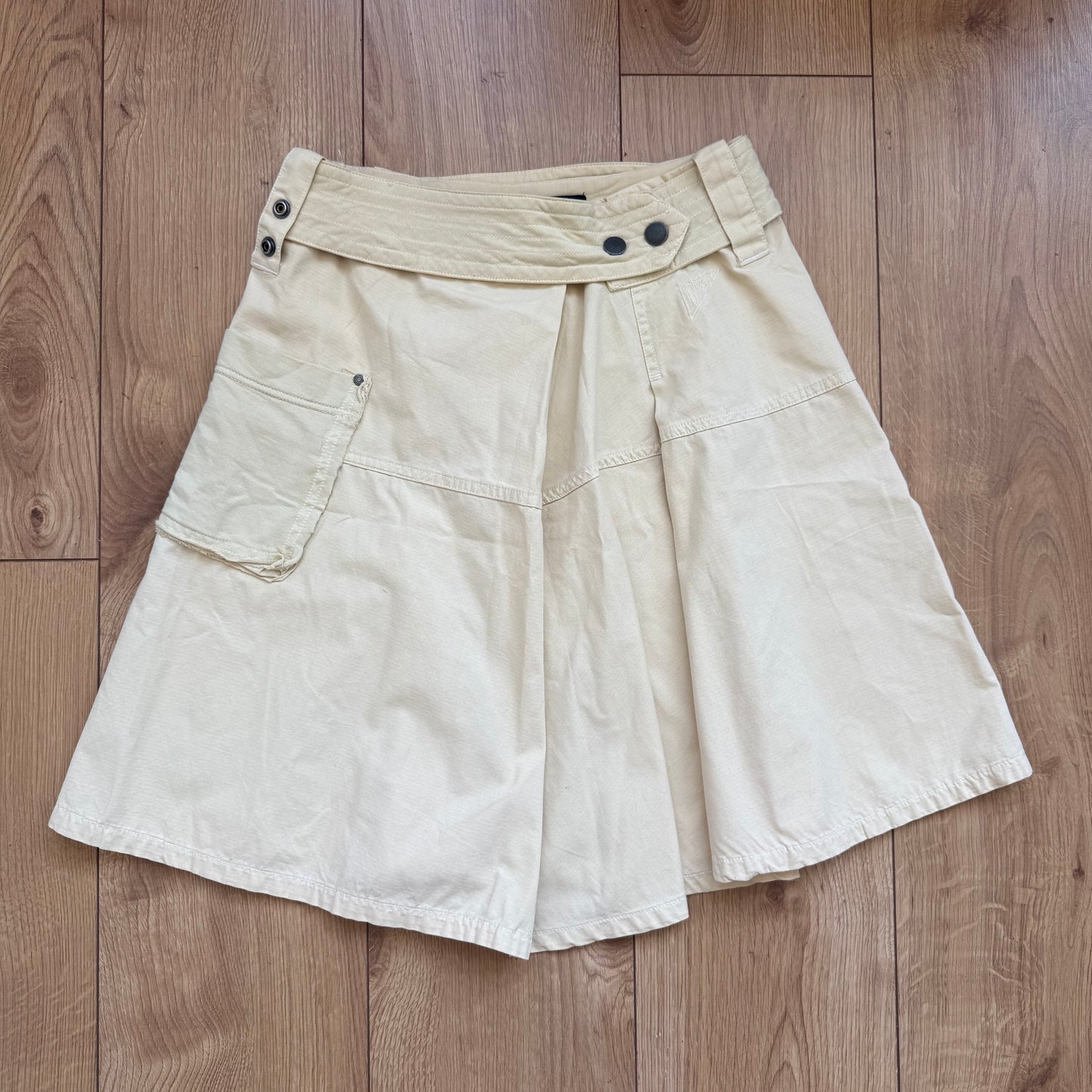Diesel butter yellow cargo skirt - Size XS + S