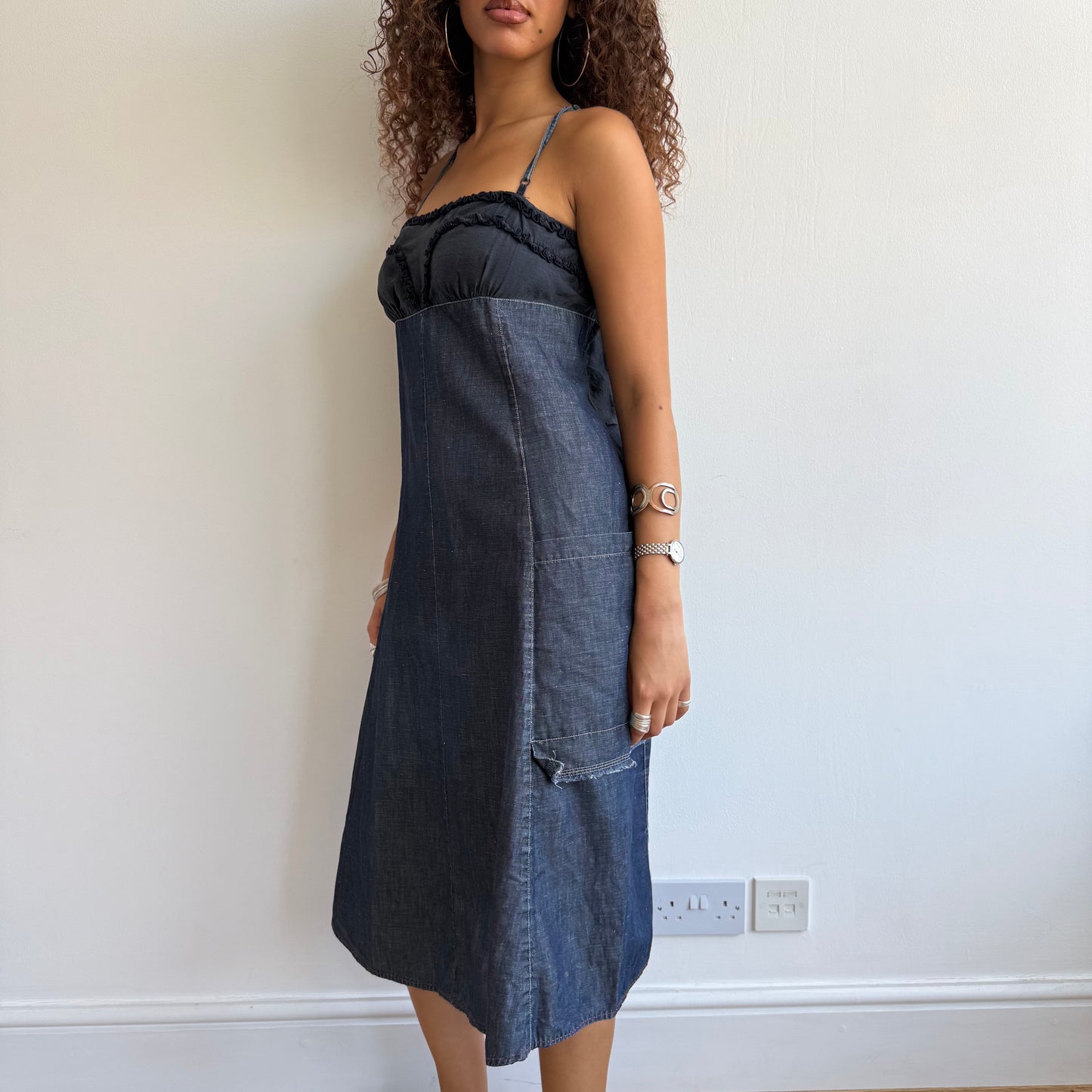 MFG denim maxi dress - Size L