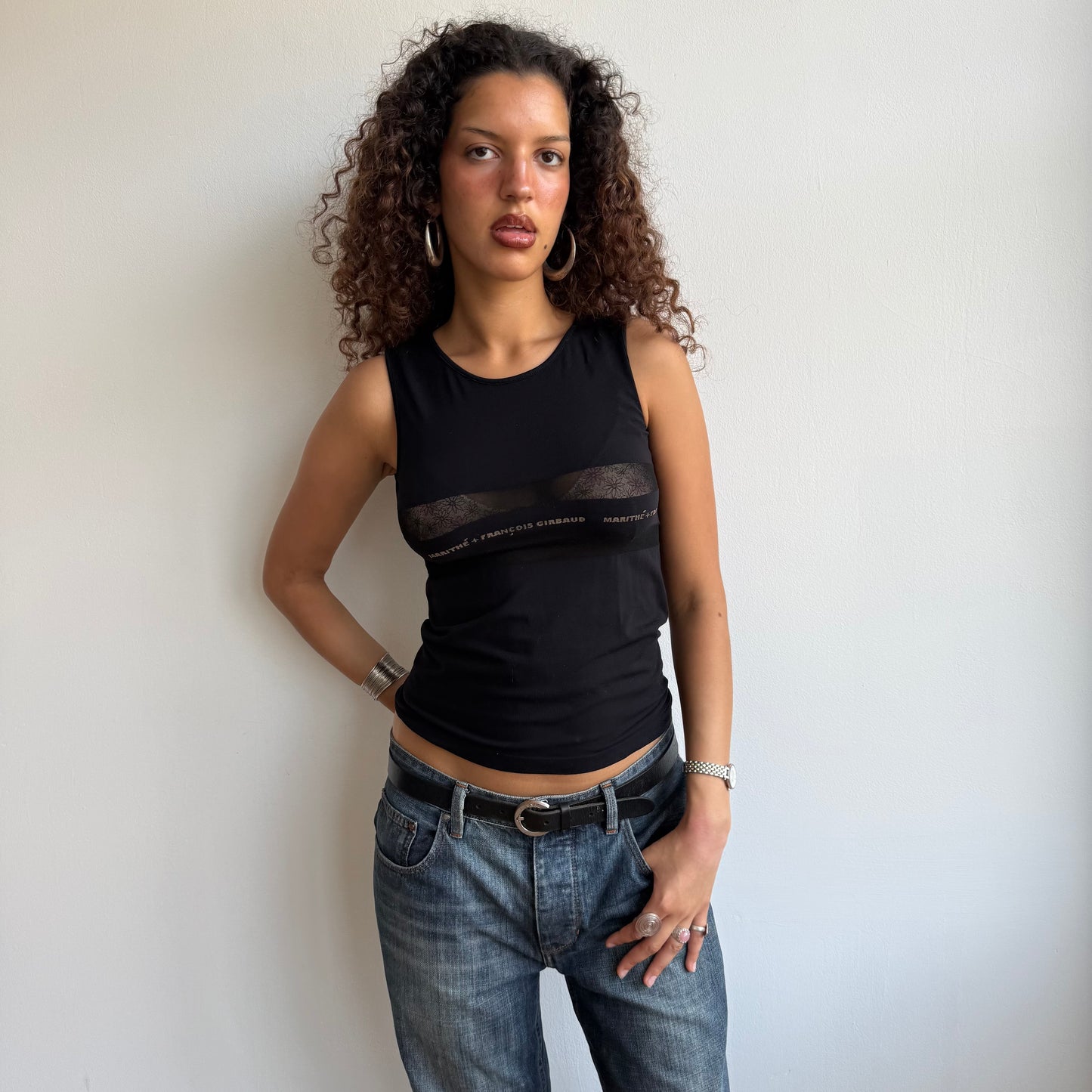 Black MFG mesh top - Size S