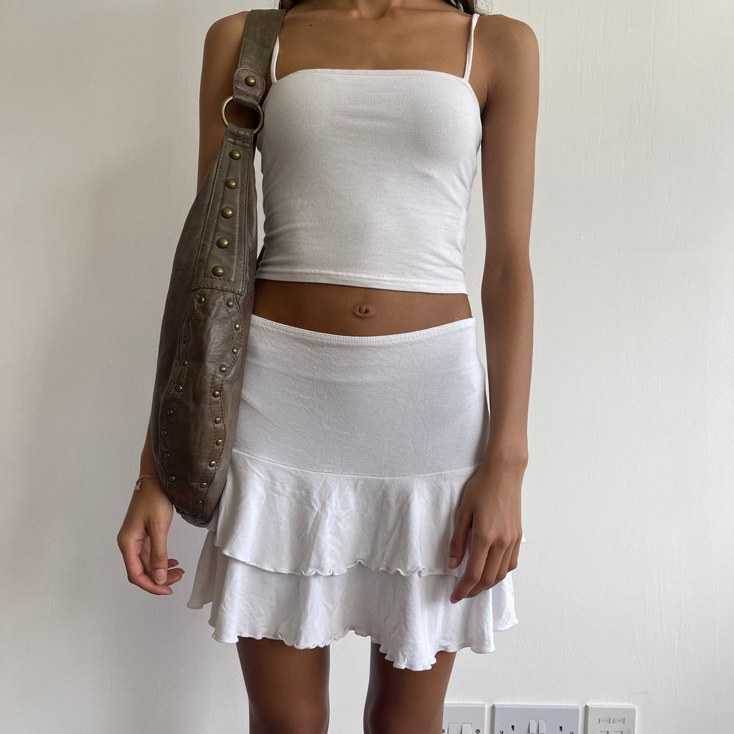 White rara mini skirt - Size M