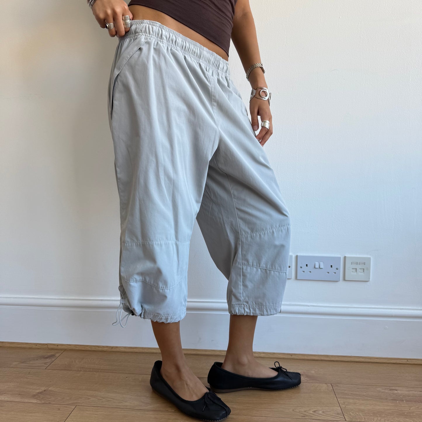 Light grey Puma capris - Size S