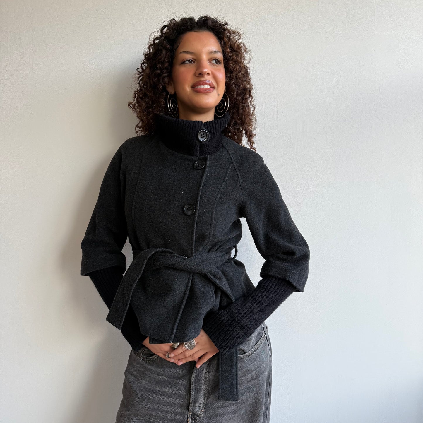 Bi-material jacket - Size S