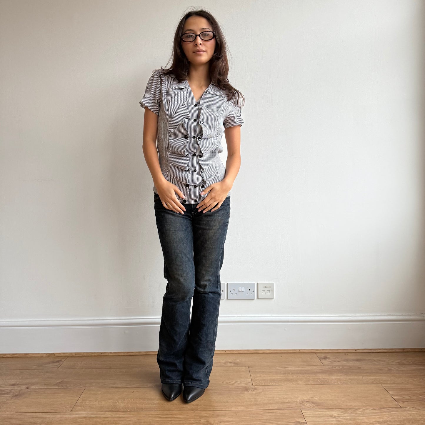 Striped button shirt - Size S