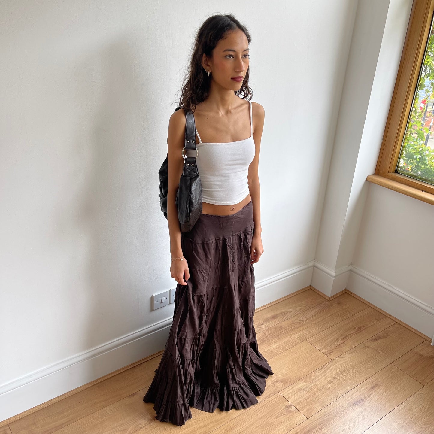 Brown rara maxi skirt - Size M