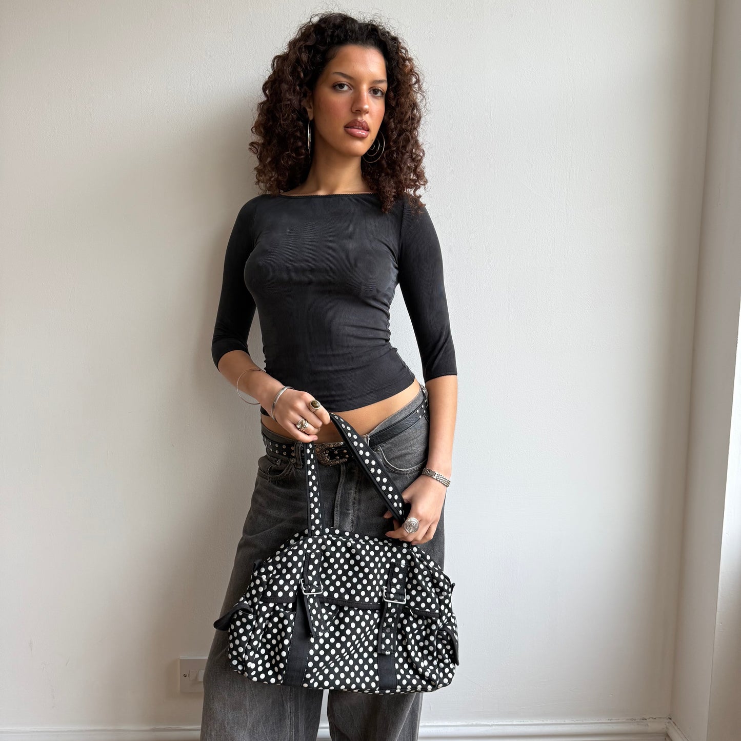 Polka dot buckle back - OS