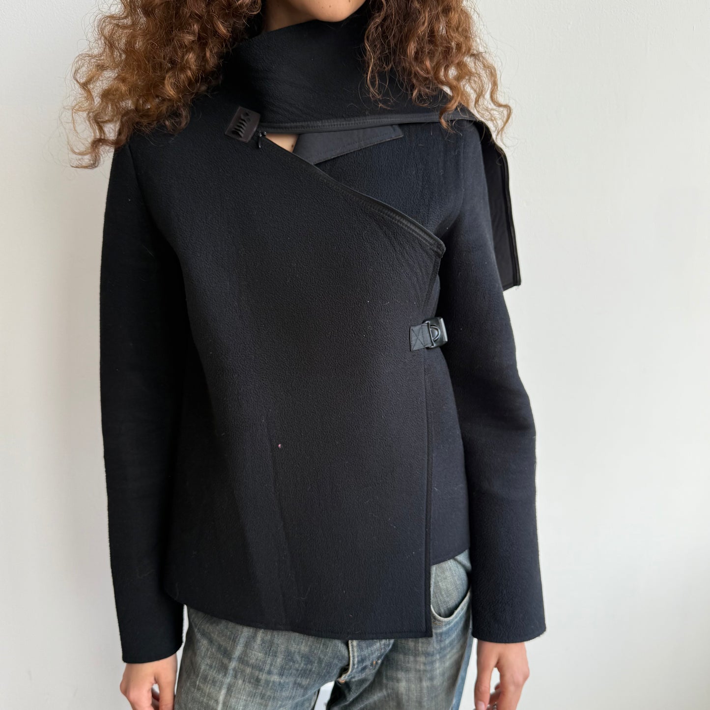 Cop Copine asymmetric neoprene jacket - Size S/M