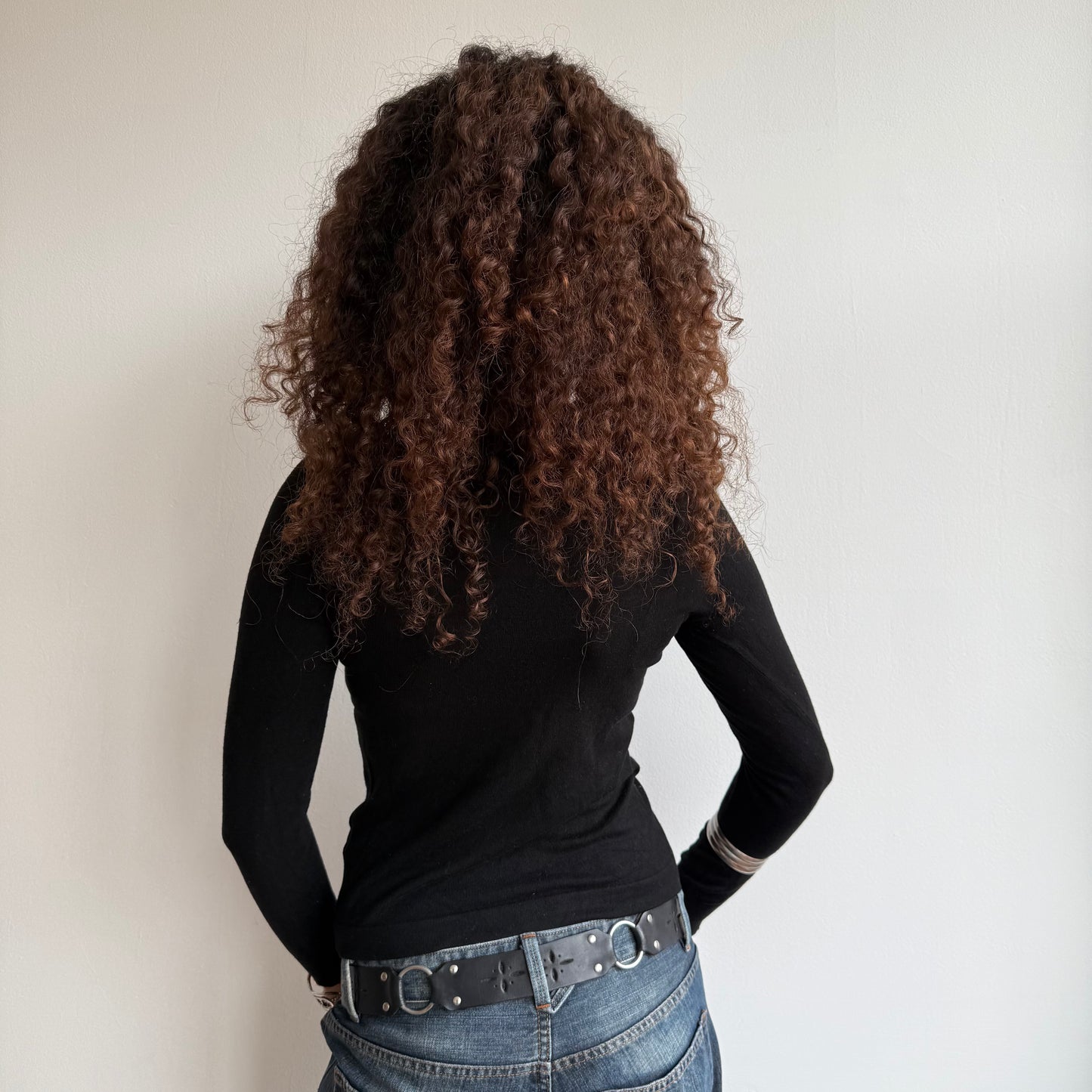 Black boatneck knit - Size S