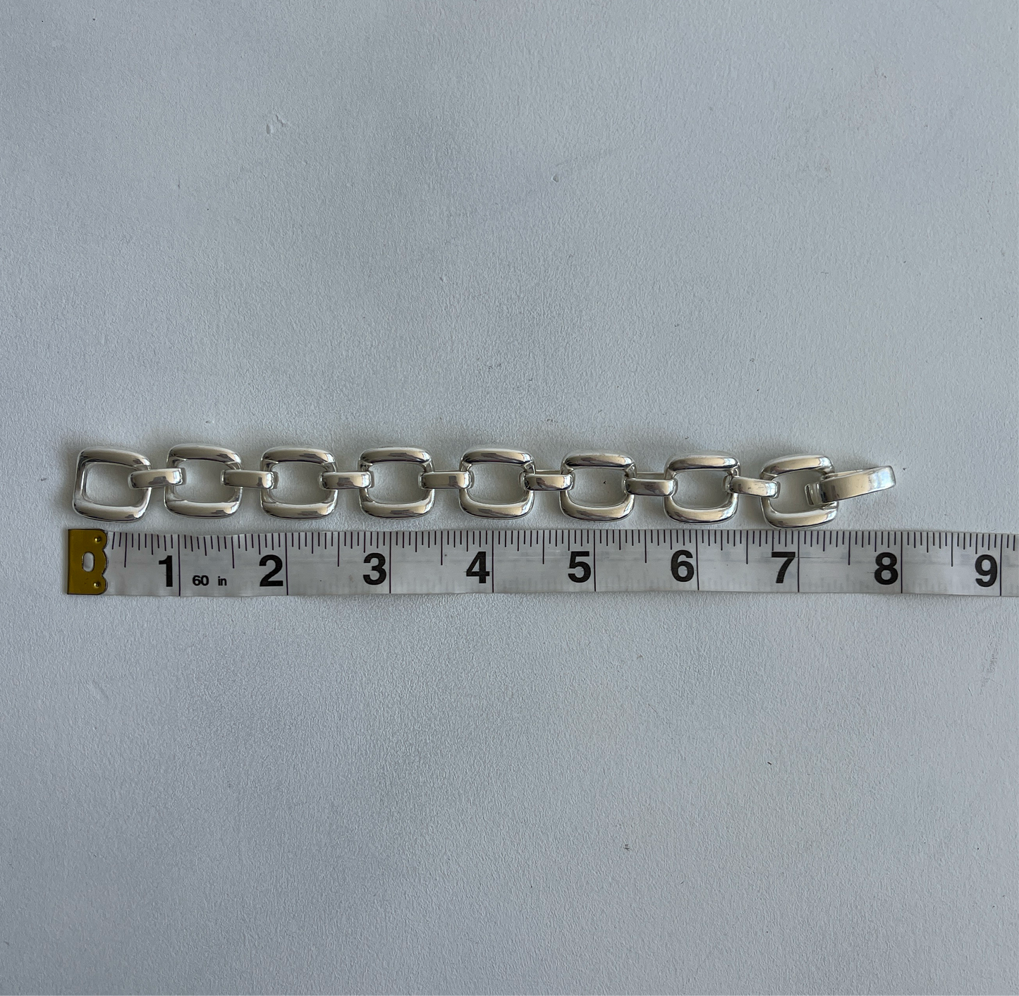 Silver link bracelet - O/S