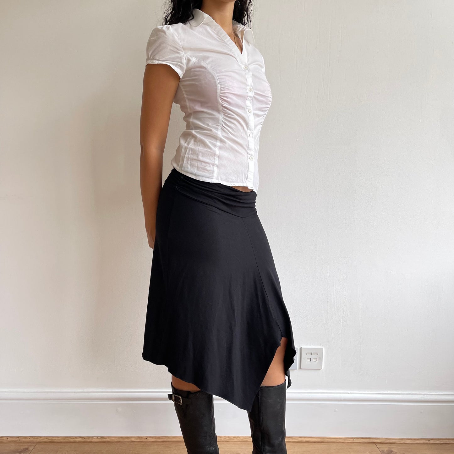White short sleeve shirt - Size S