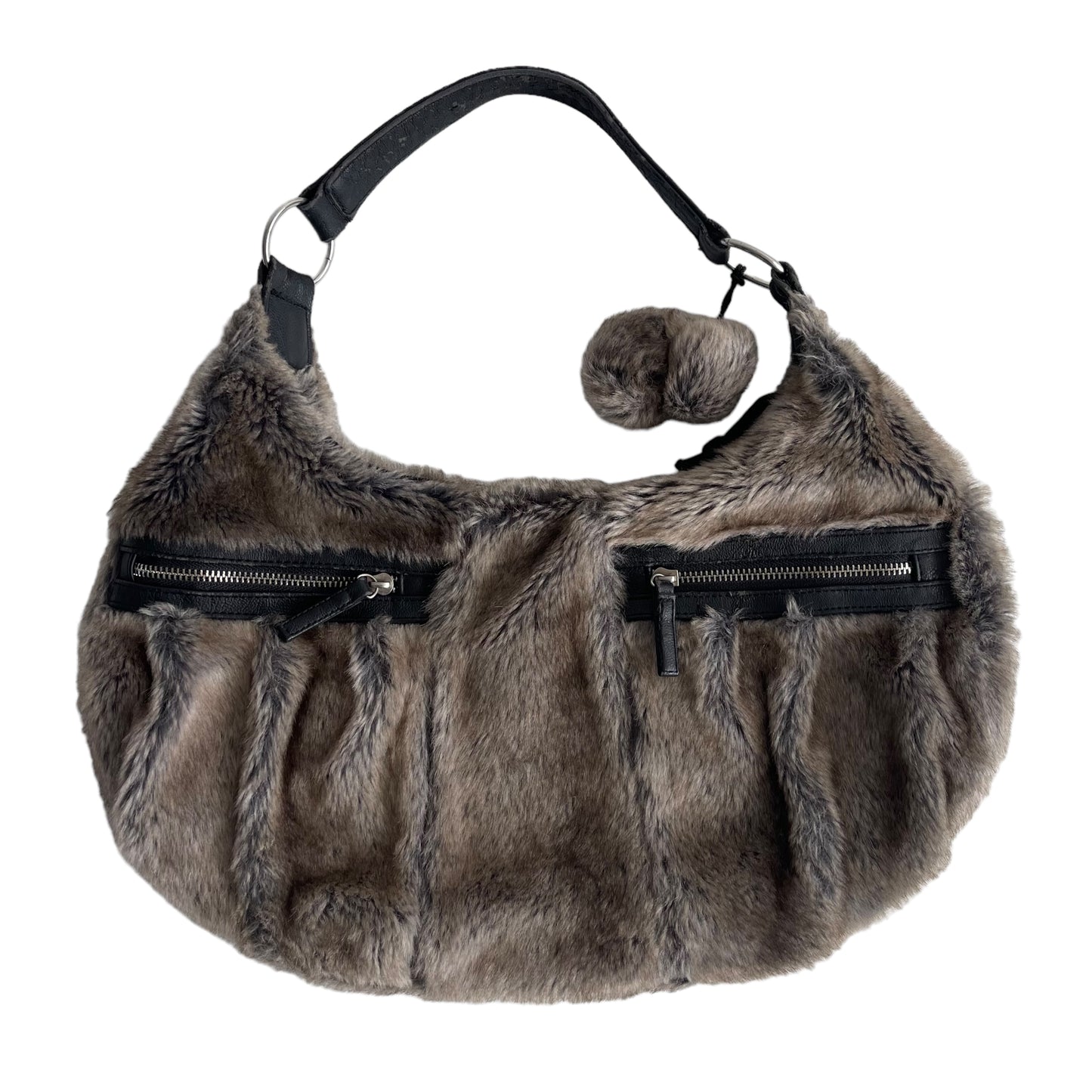 Pom pom fur bag