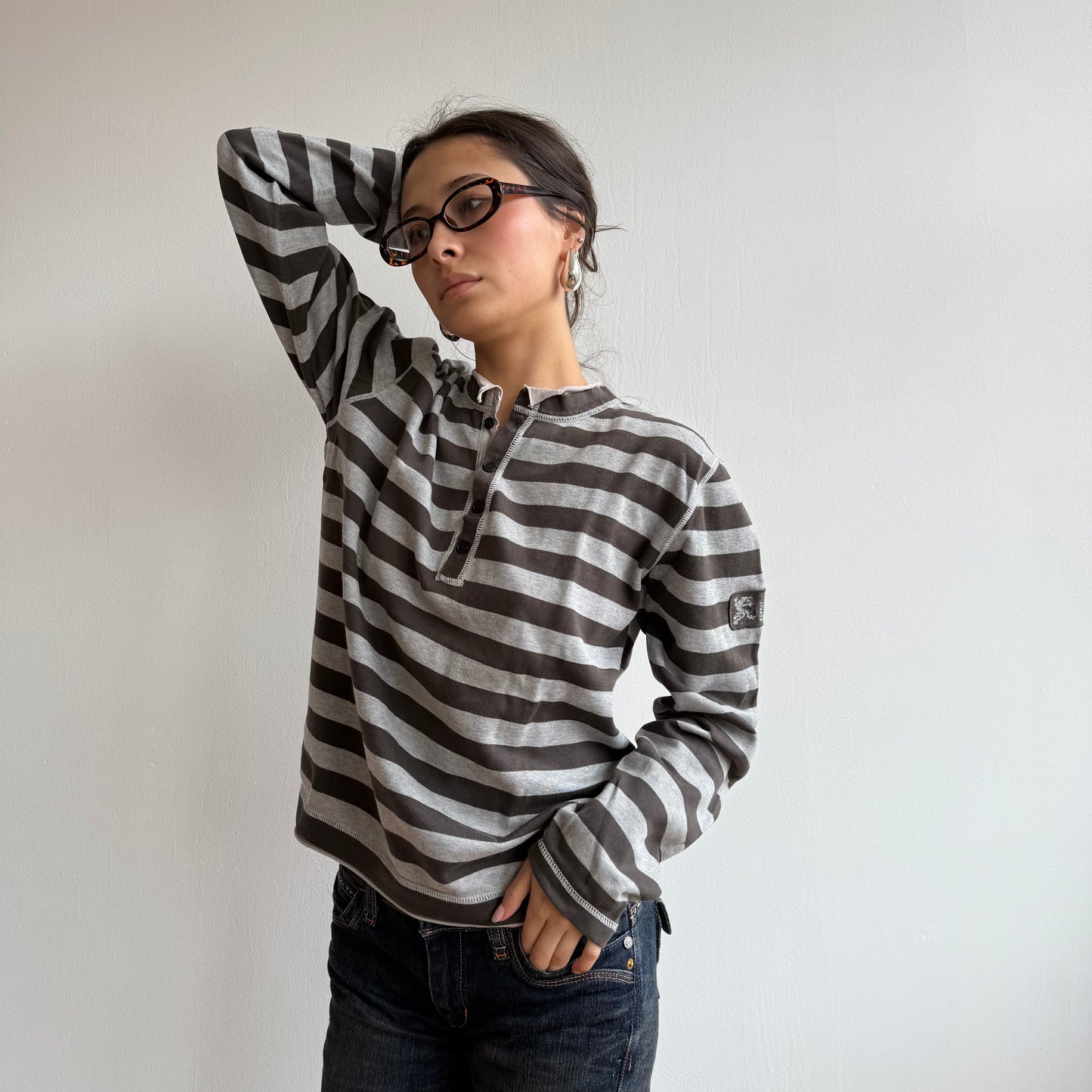 Striped rugby top - Size S
