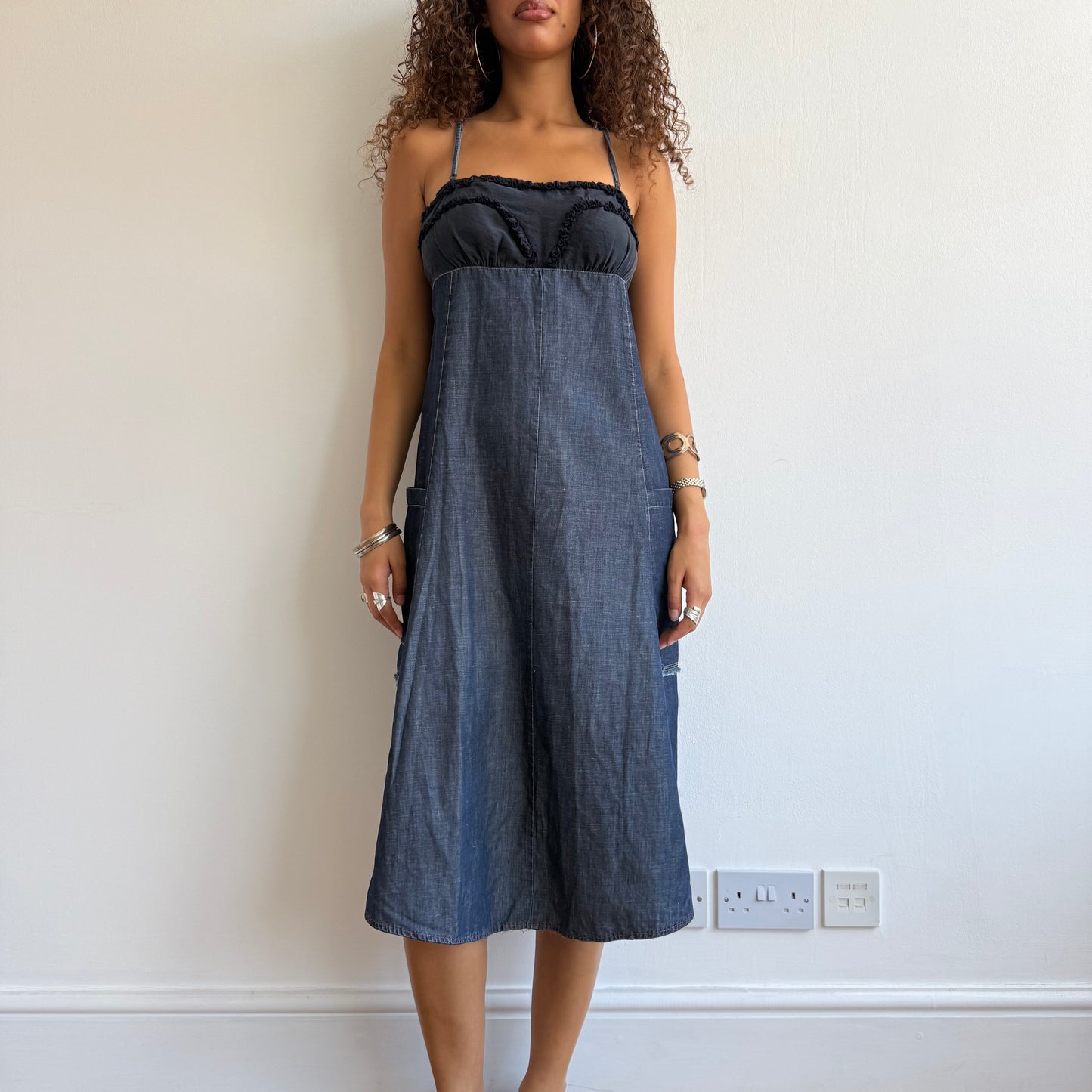 MFG denim maxi dress - Size L
