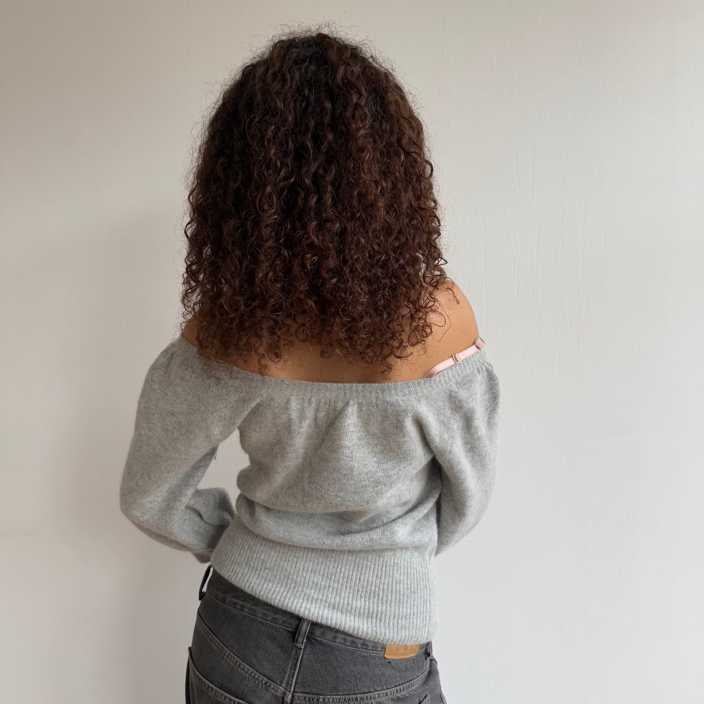 Grey batwing knit - Size S
