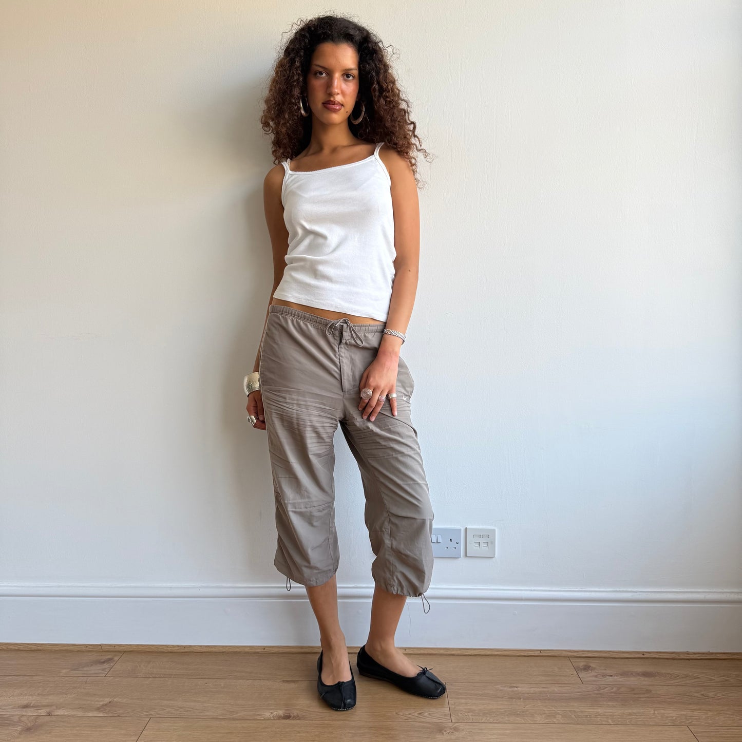 Taupe Nike Capris - Size M
