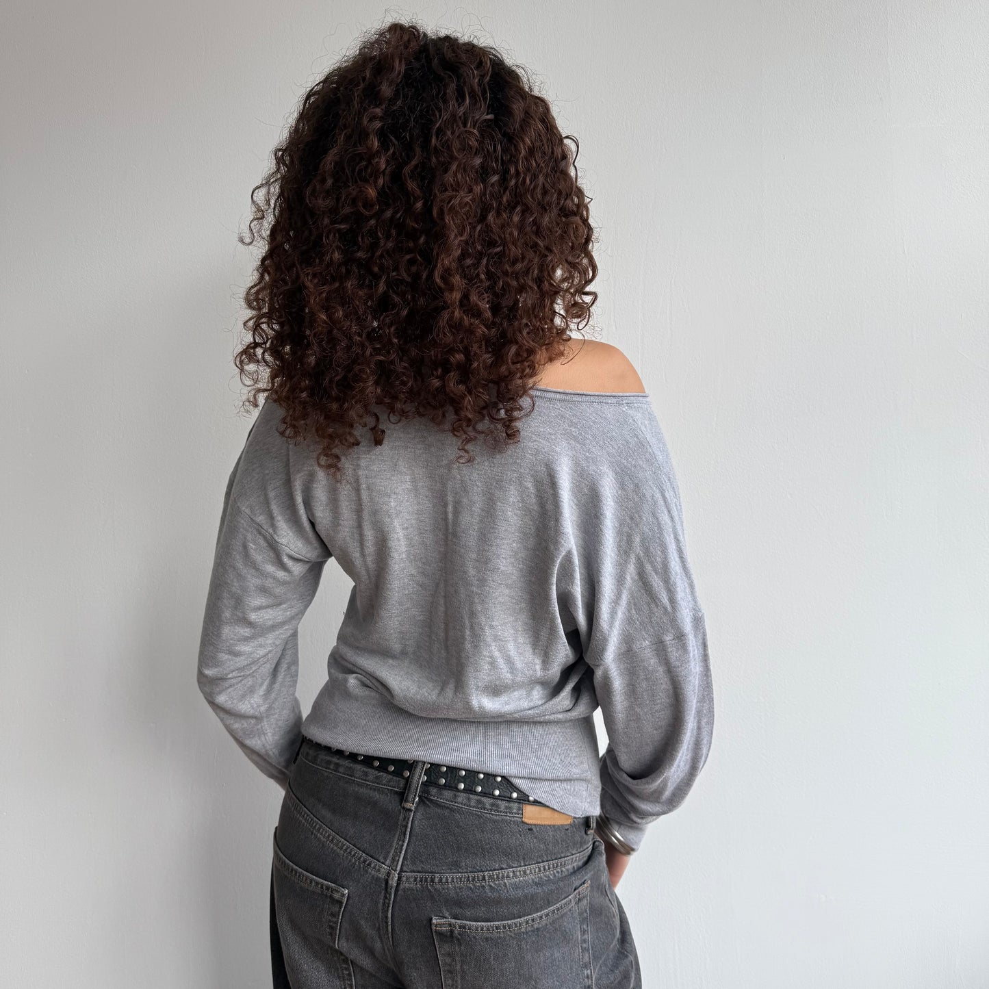 Grey slouchy knit - Size S