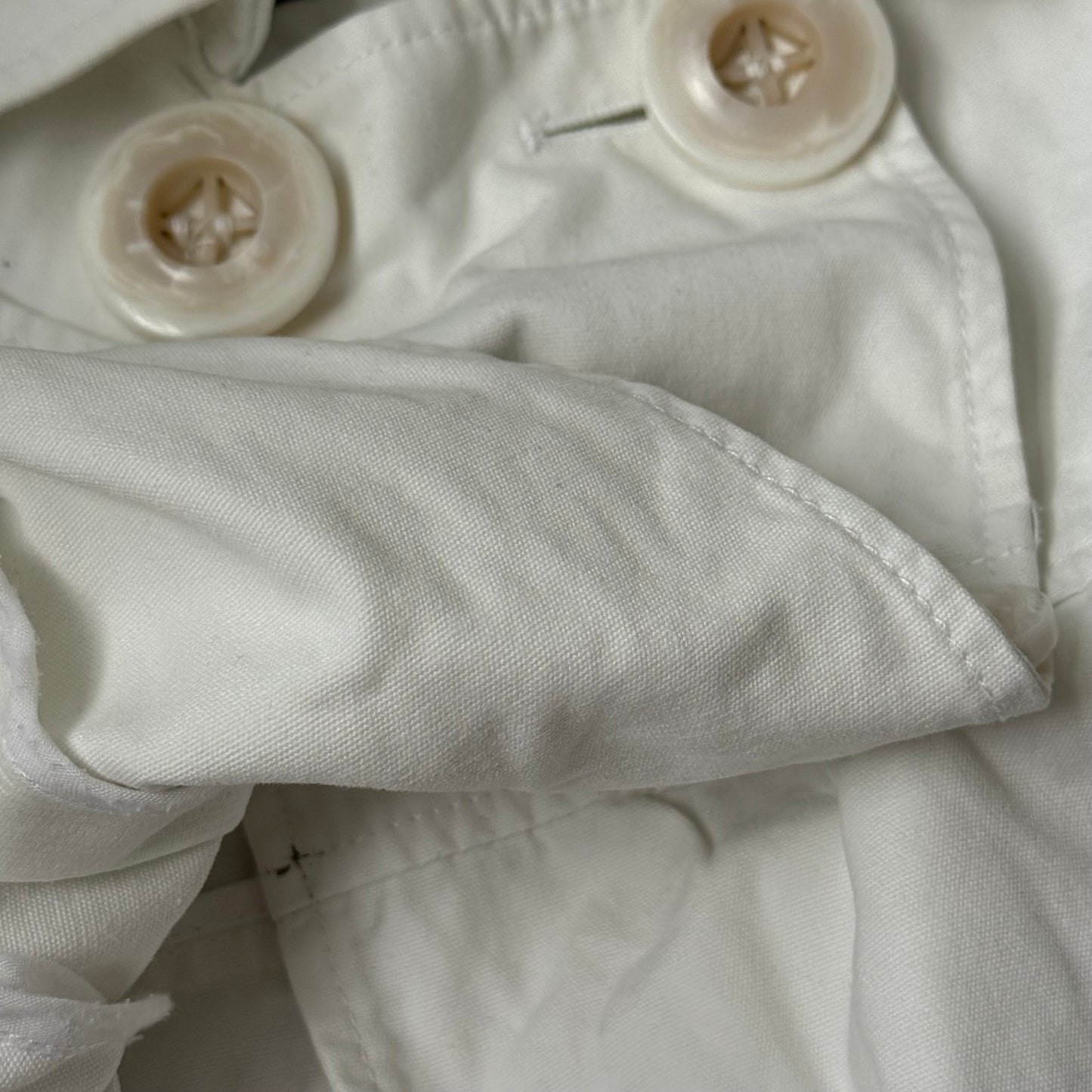 White short sleeve peacoat - Size S