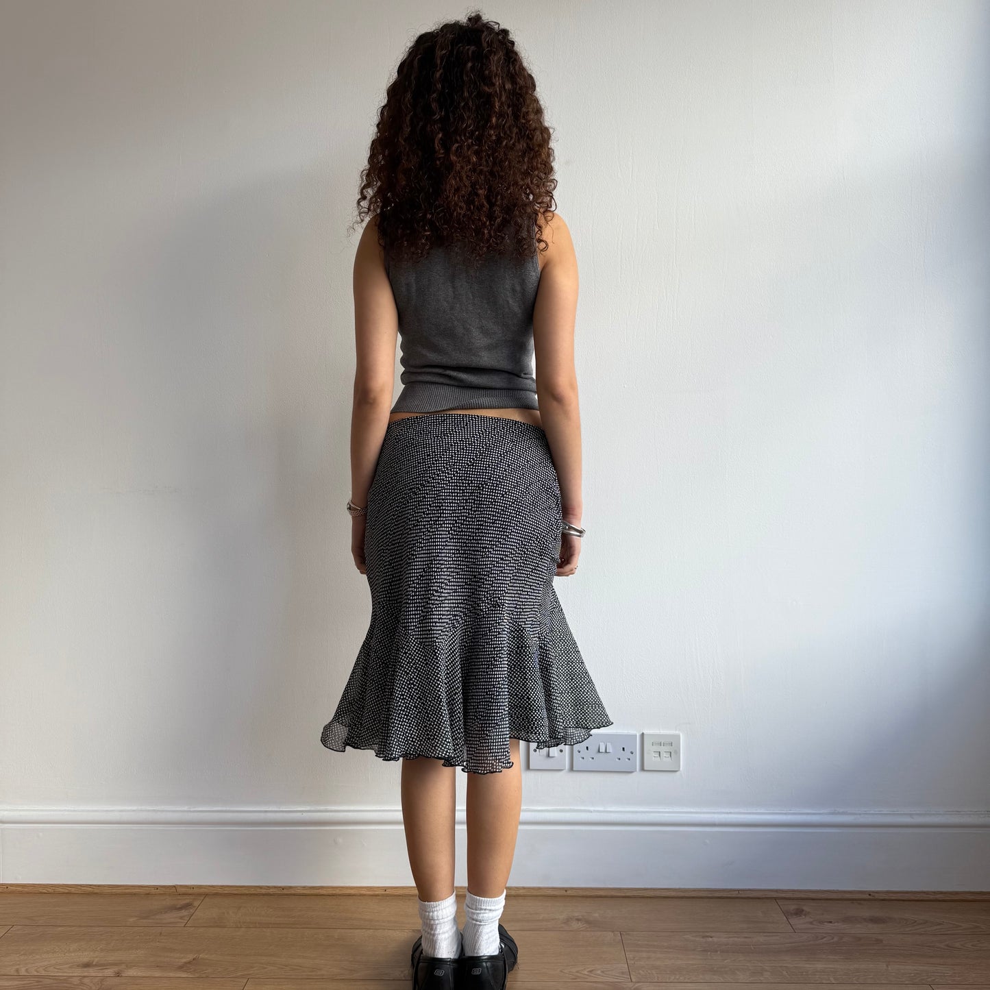 Polka dot midi skirt - Size S