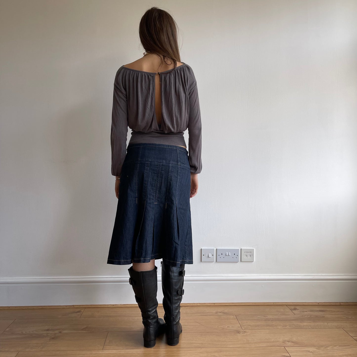 Grey slouchy jumper - Size S