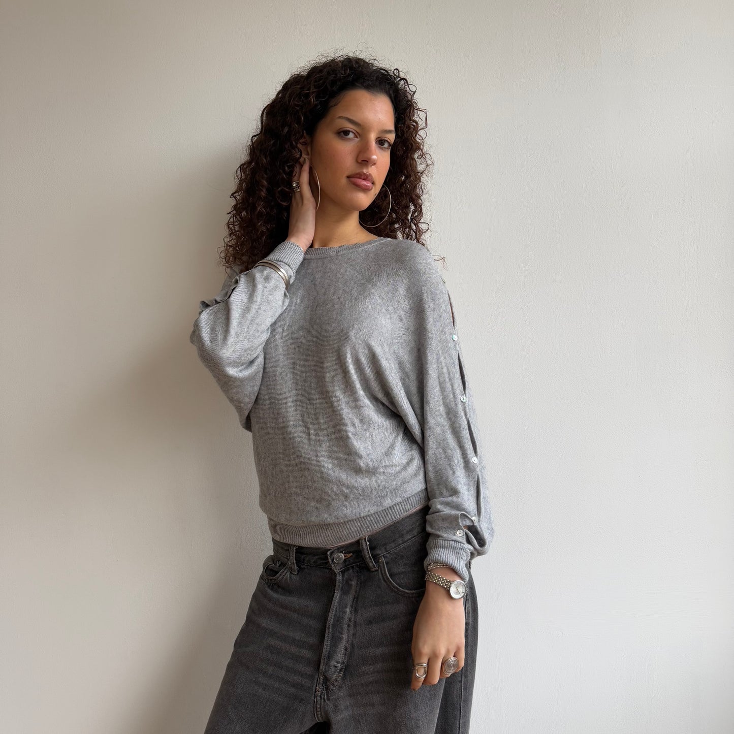 Cop Copine grey knit - Size S