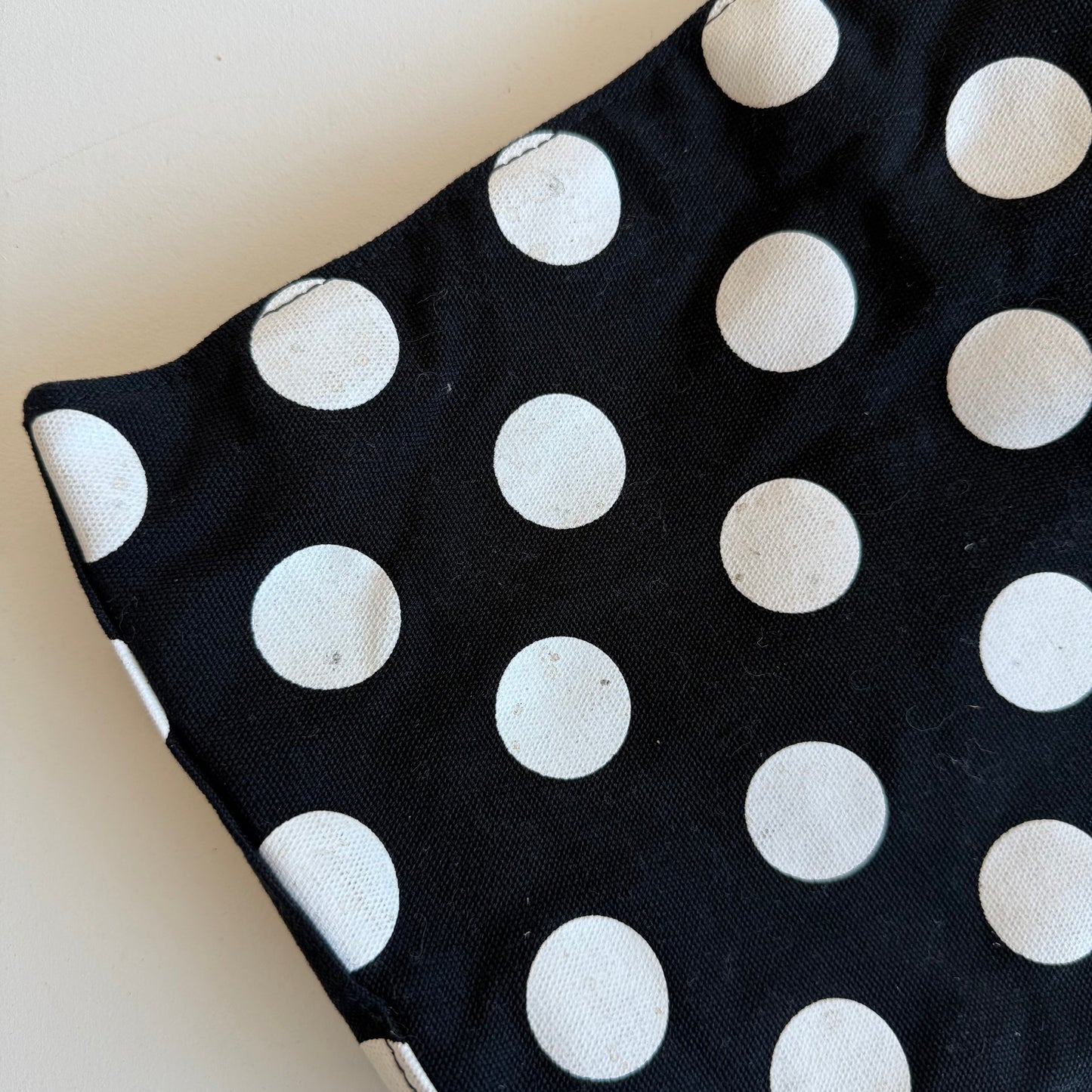 Polka dot handbag