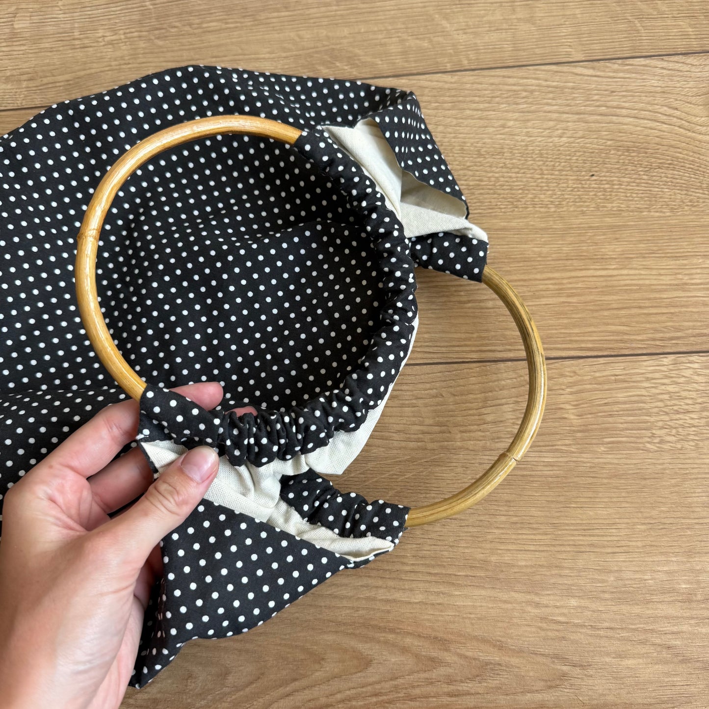 Polka dot bag