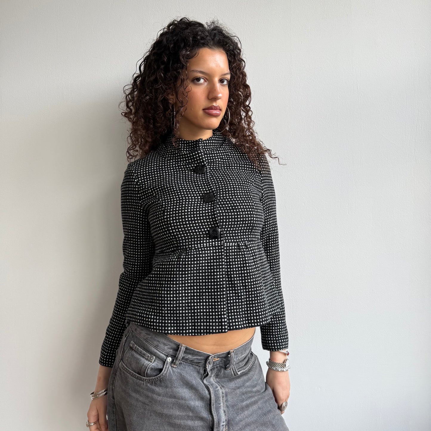 Polka dot jacket - Size S