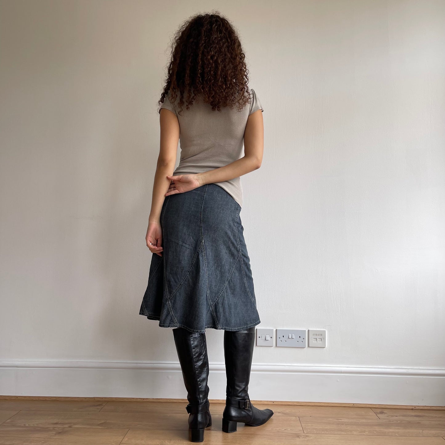 Taupe roll neck - Size S
