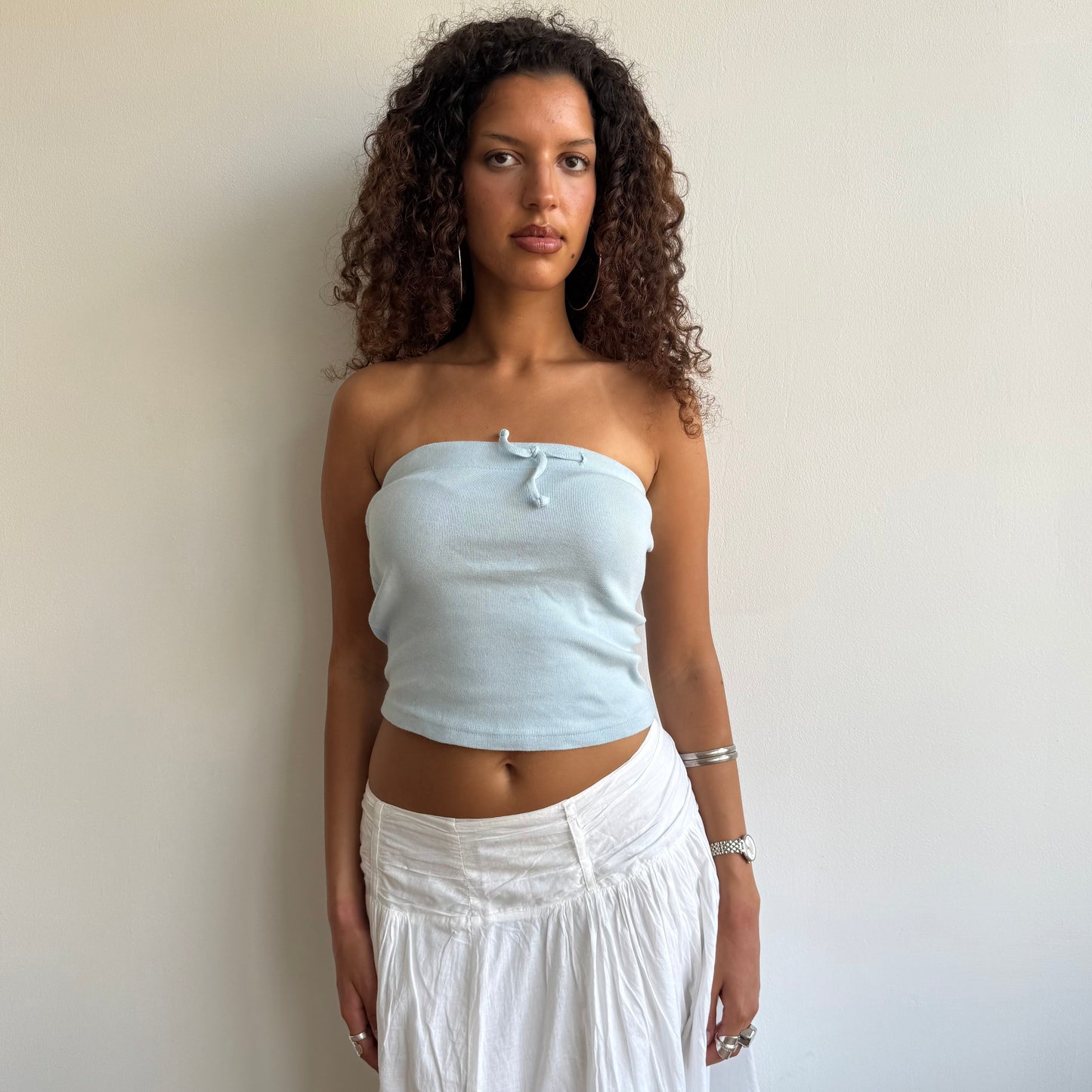 Baby blue bandeau - Size S