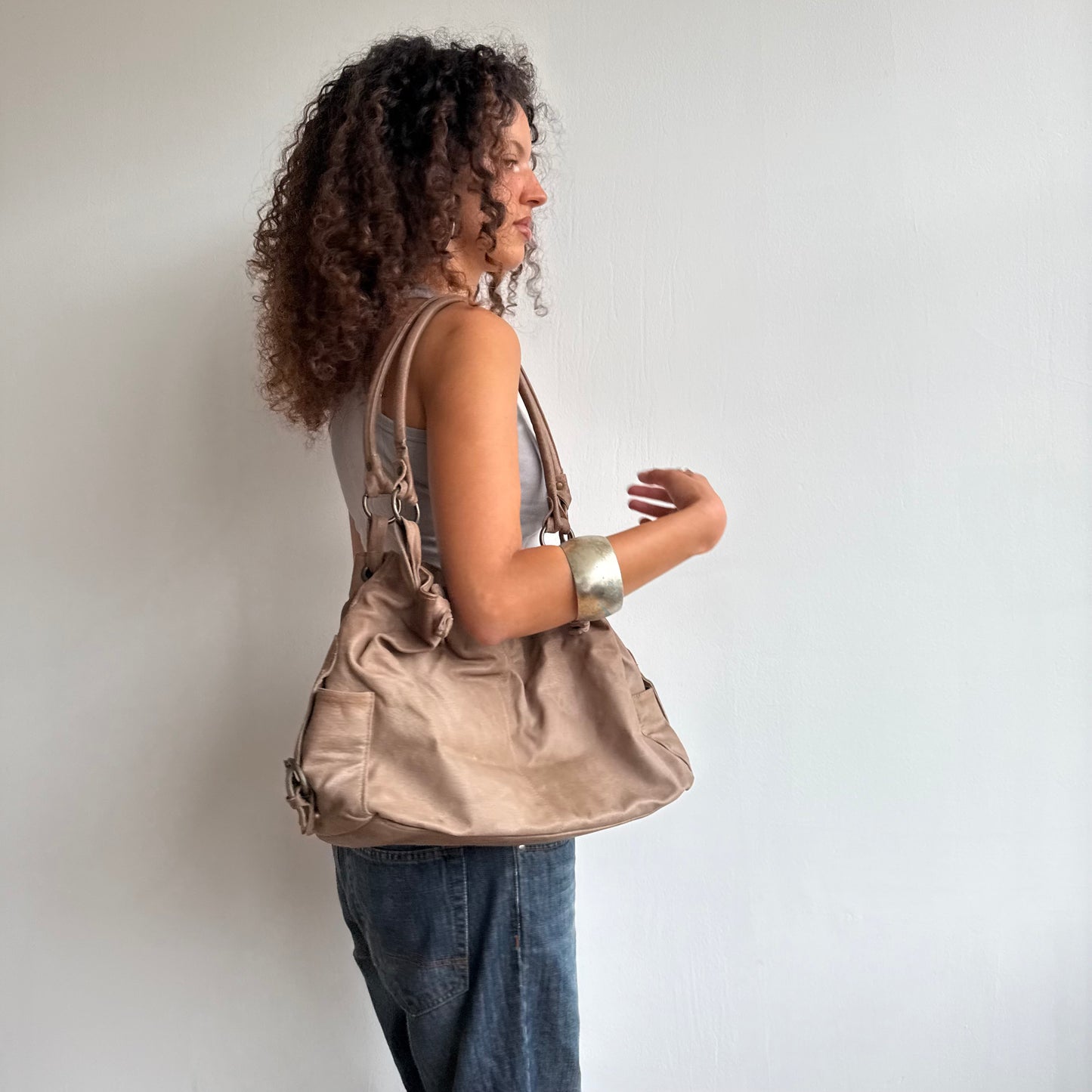 Brown boho bag