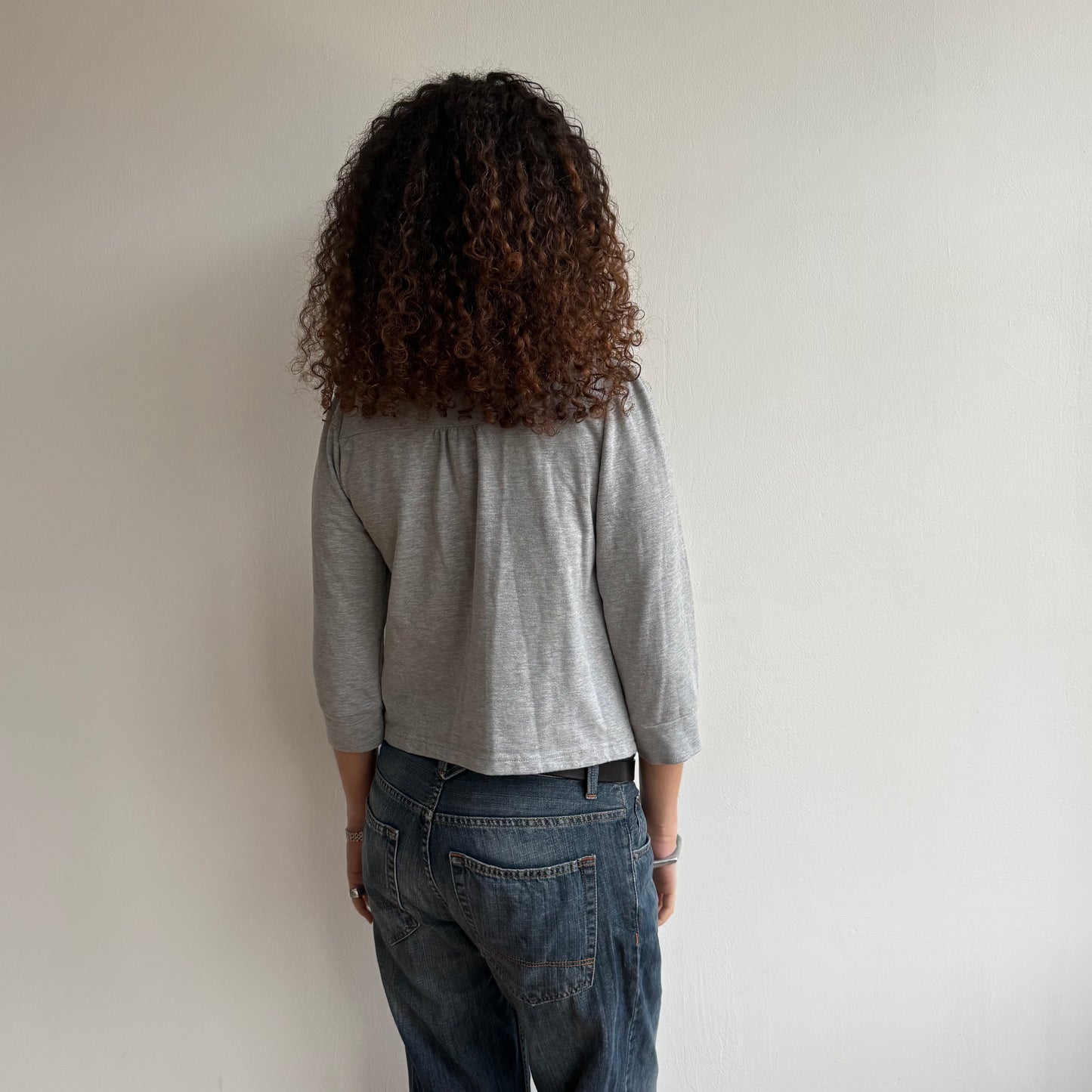 Grey peacoat jumper - Size S