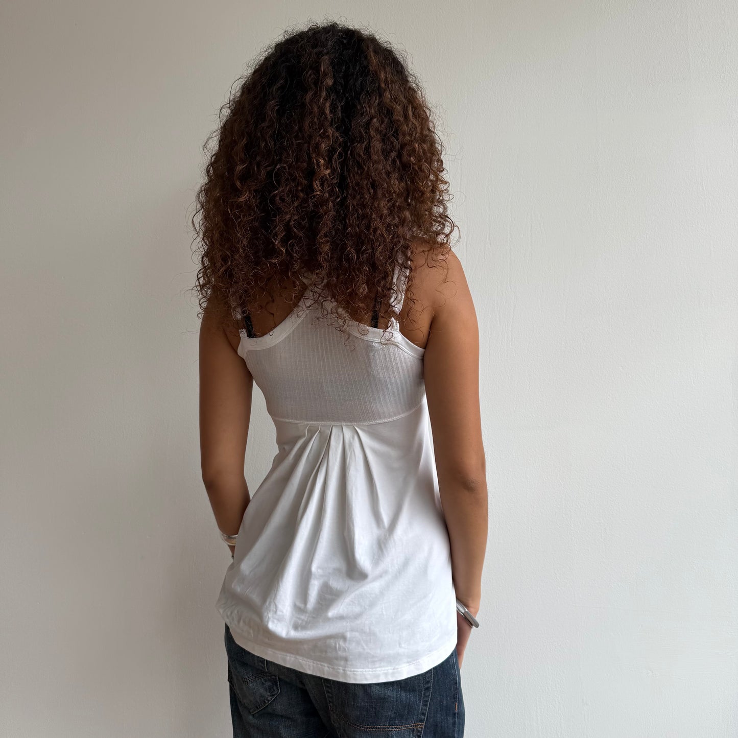 Cop Copine White cami top - Size S