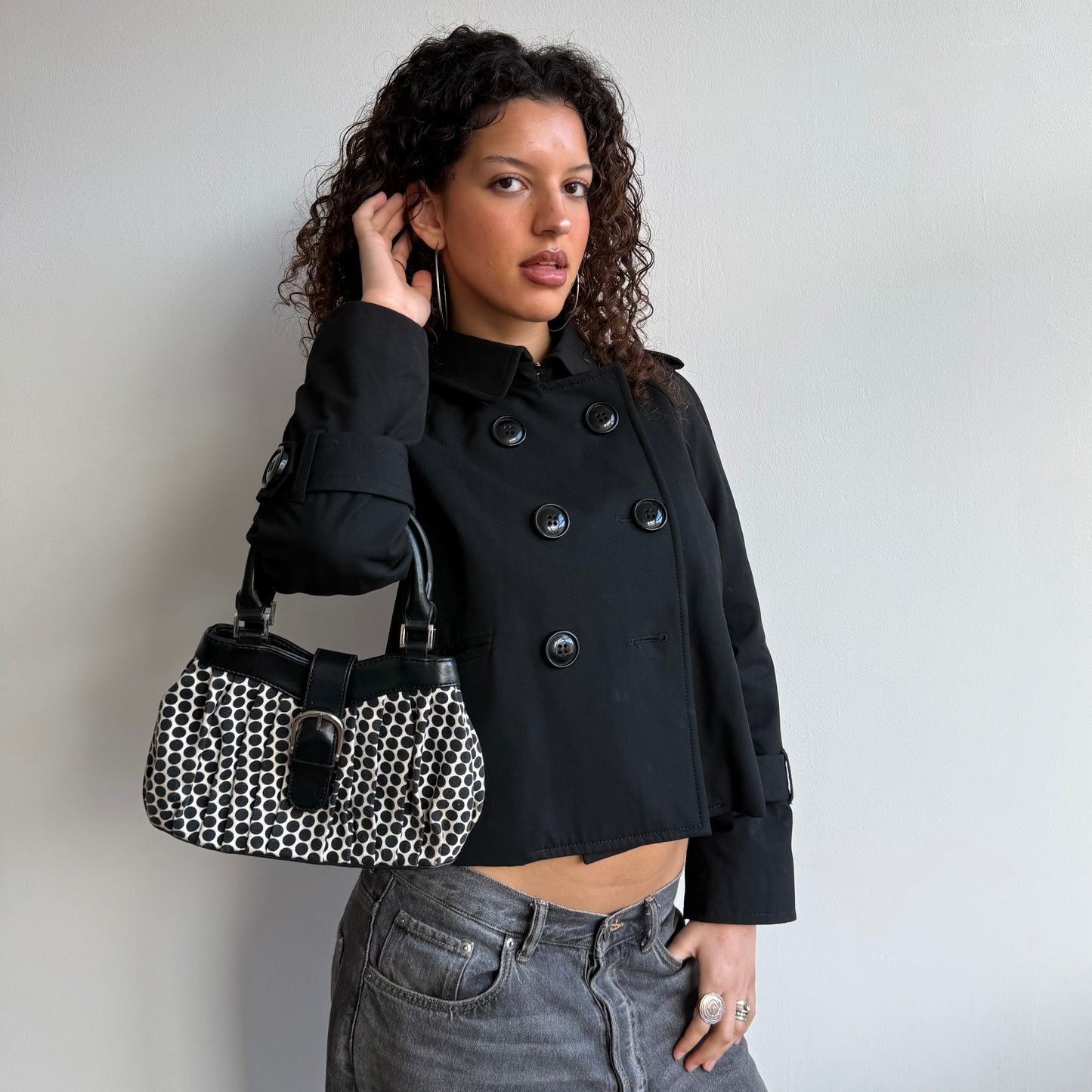 Polka dot mini bag