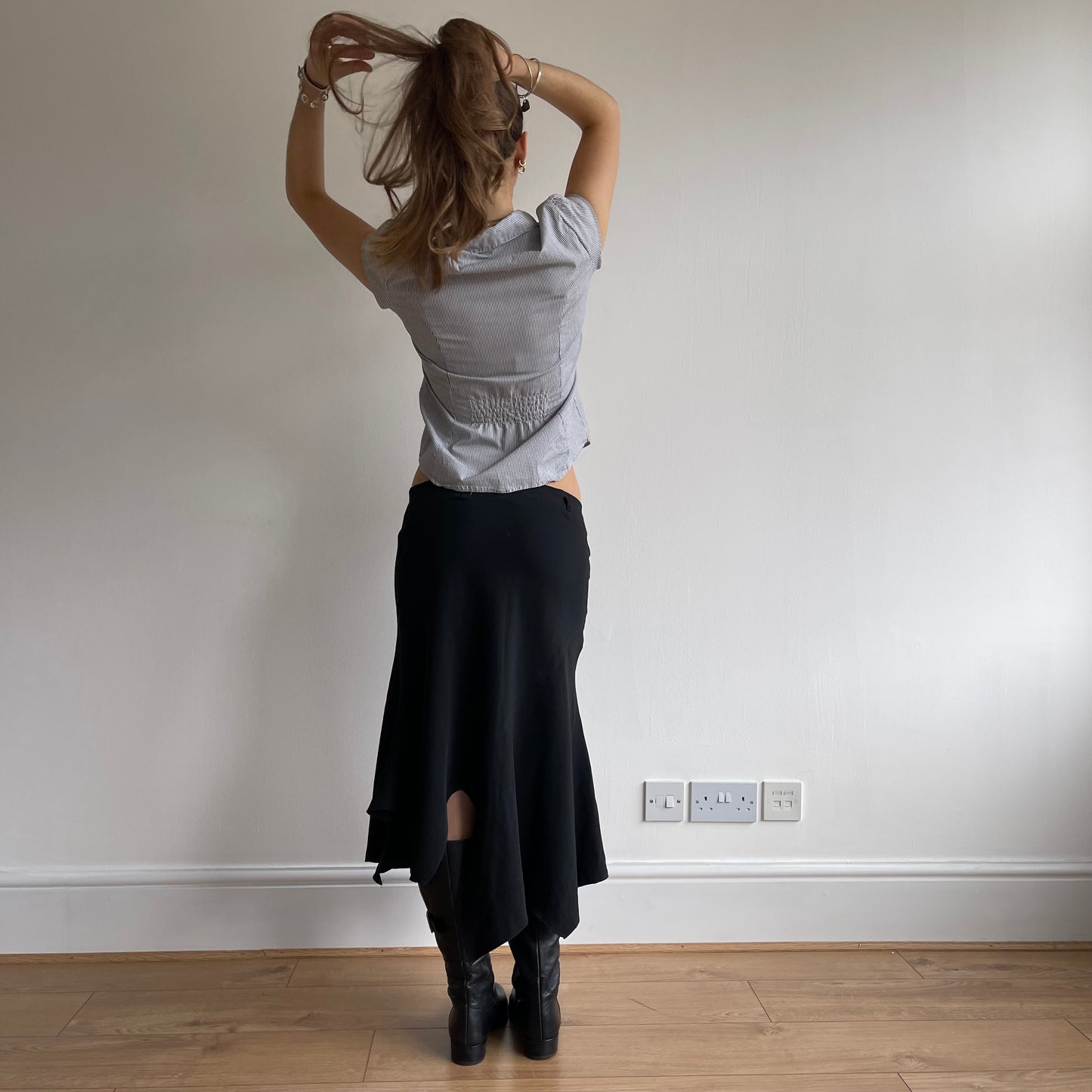 Blue stripe shirt - Size S