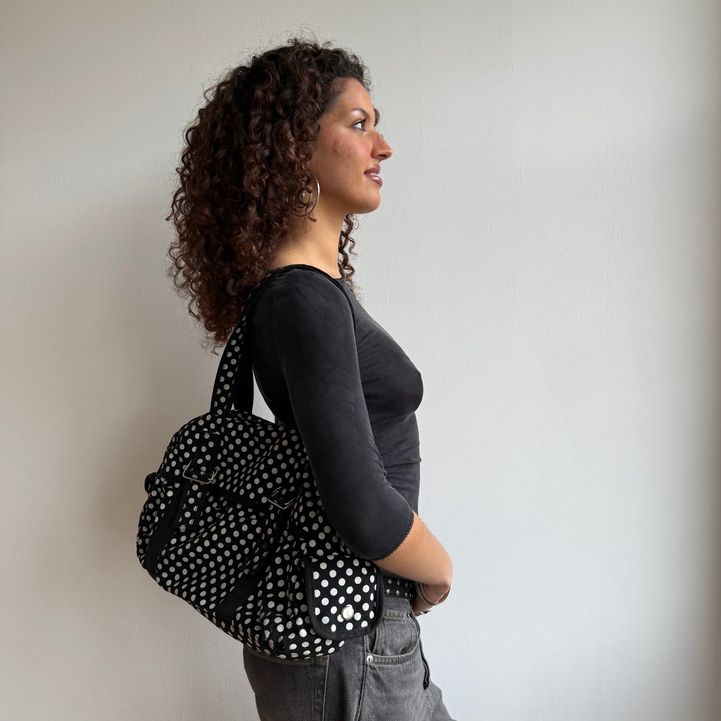 Polka dot buckle back - OS