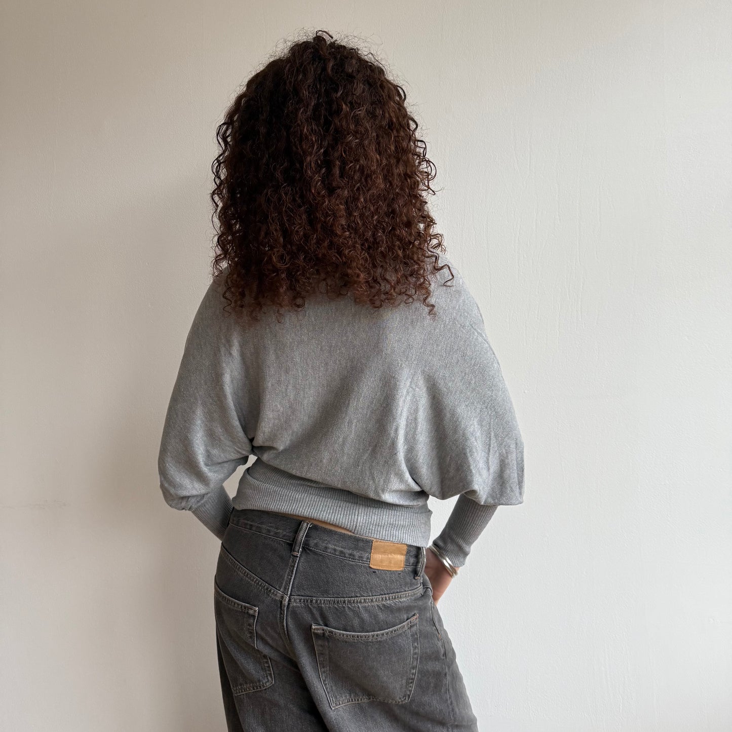 Grey slouchy knit - Size M