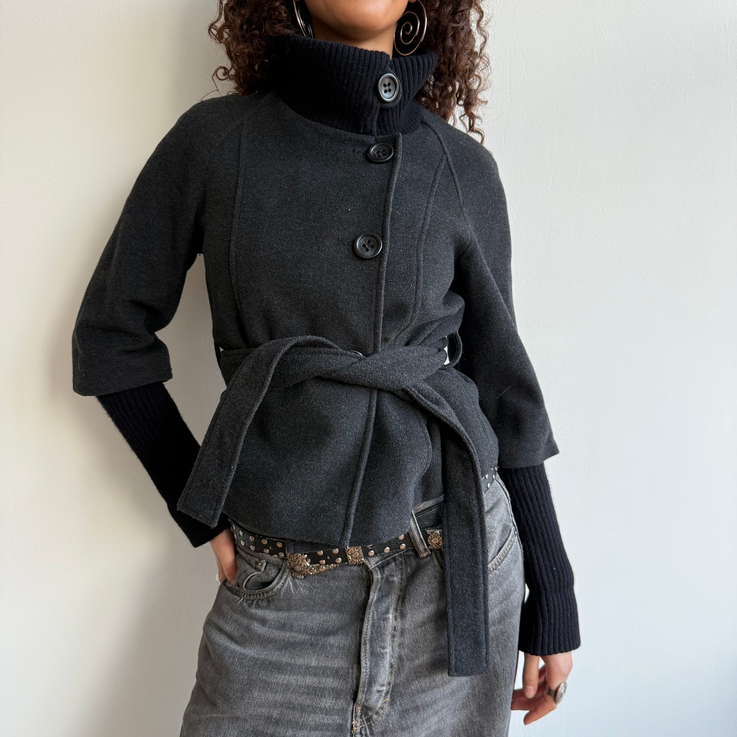 Bi-material jacket - Size S