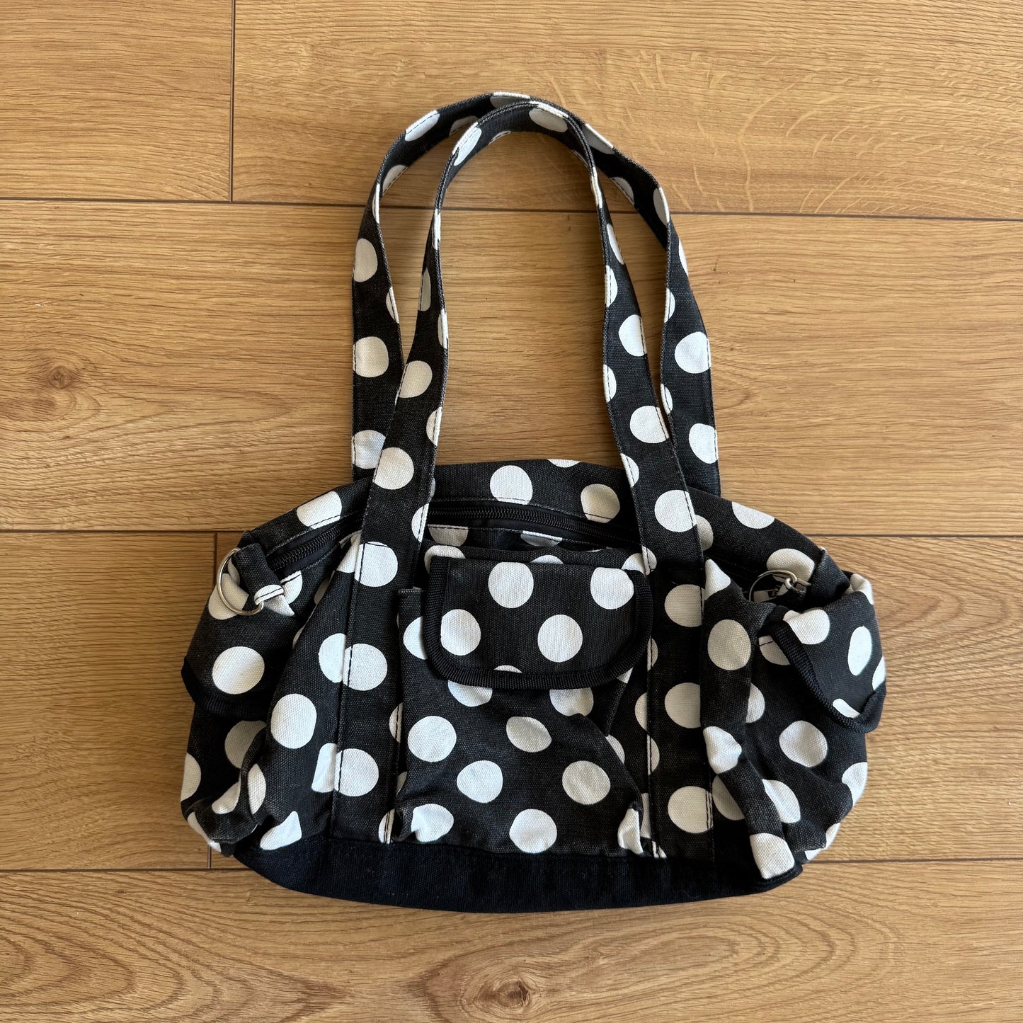 Polka dot bowling bag