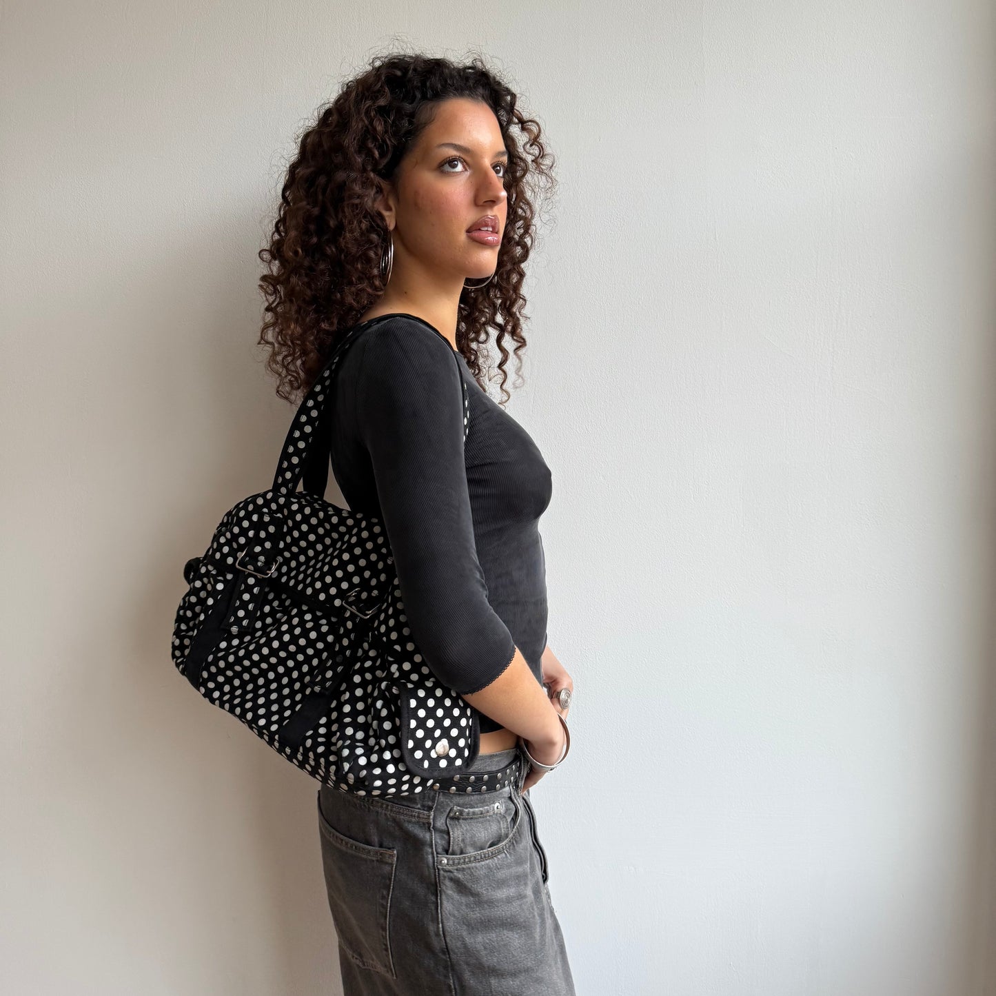 Polka dot buckle back - OS