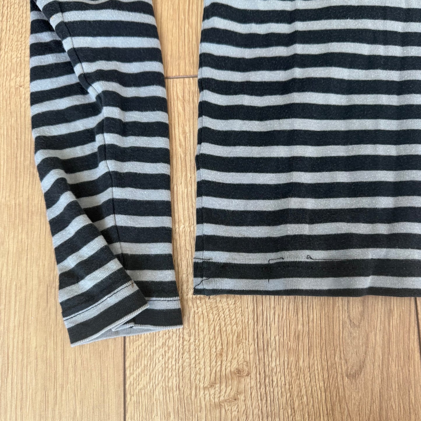 Grey Levi’s striped bardot top - Size M