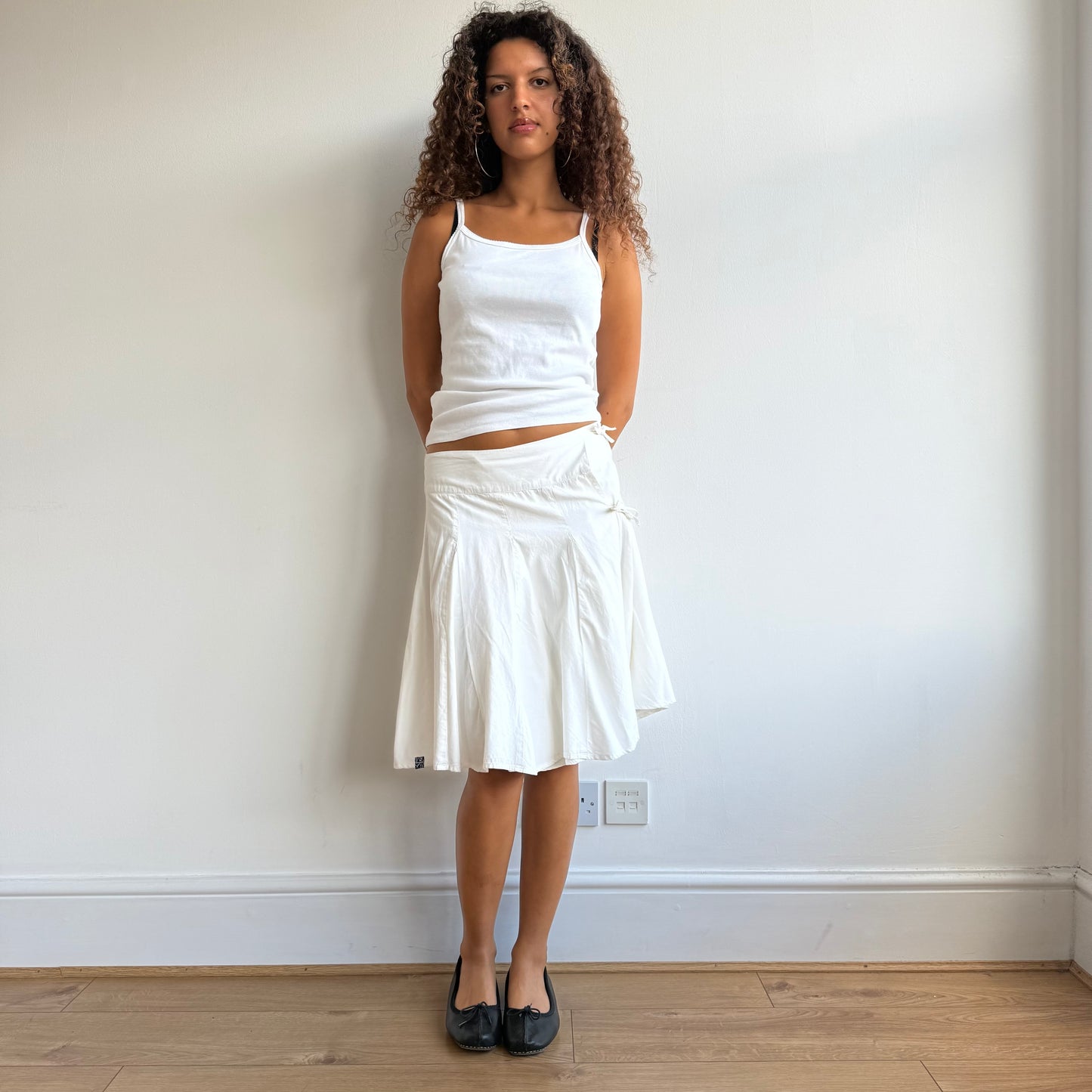 Desigual white wrap skirt - Size S