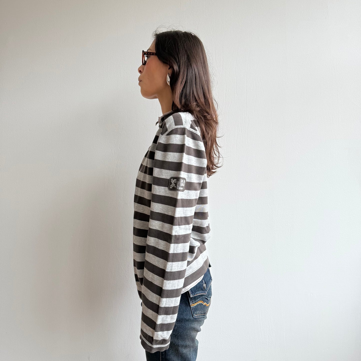 Striped rugby top - Size S