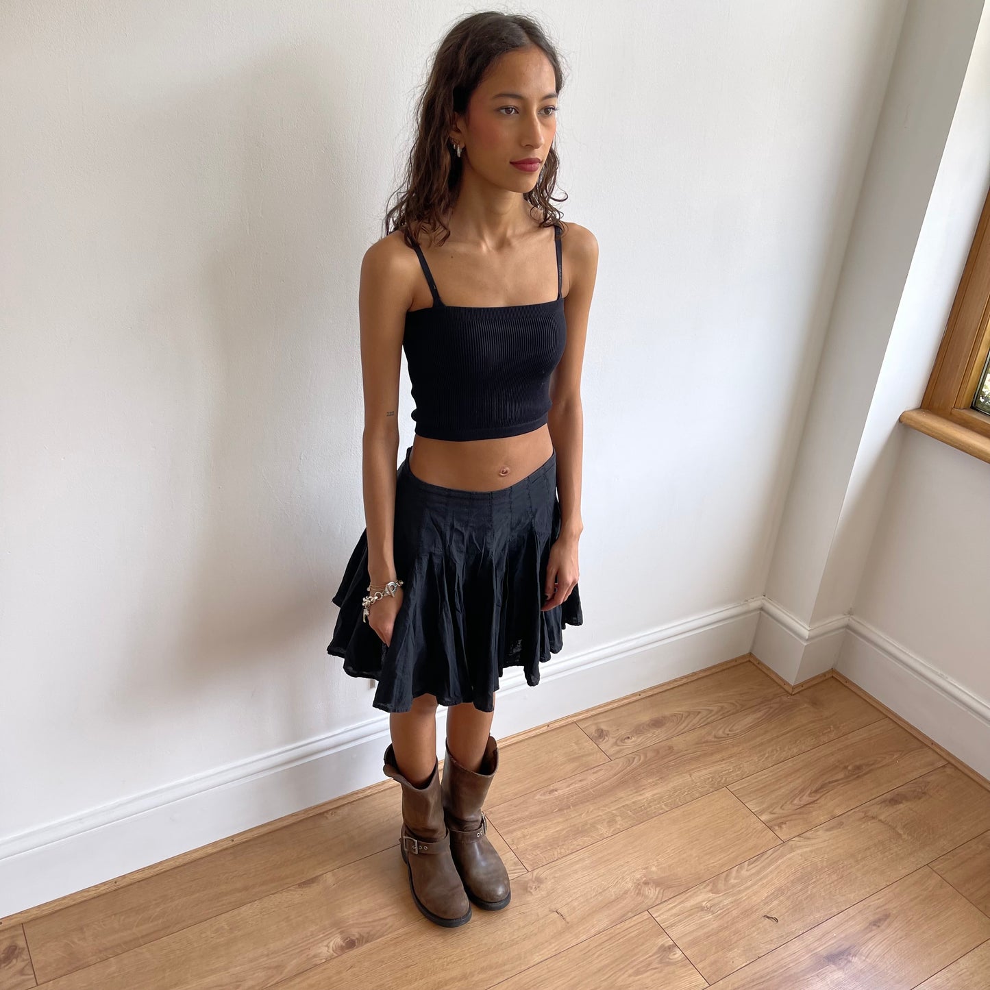 Black rara skirt - Size S+M