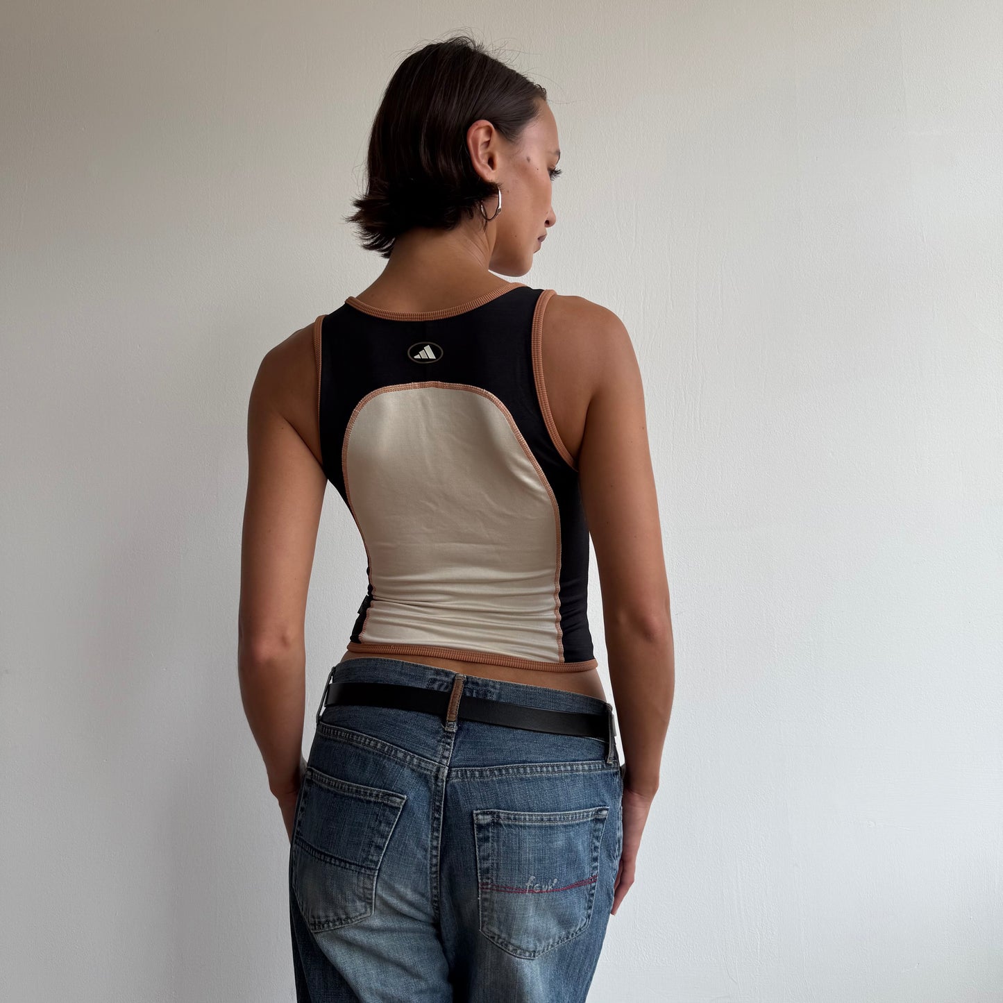 Adidas zip up top - Size S