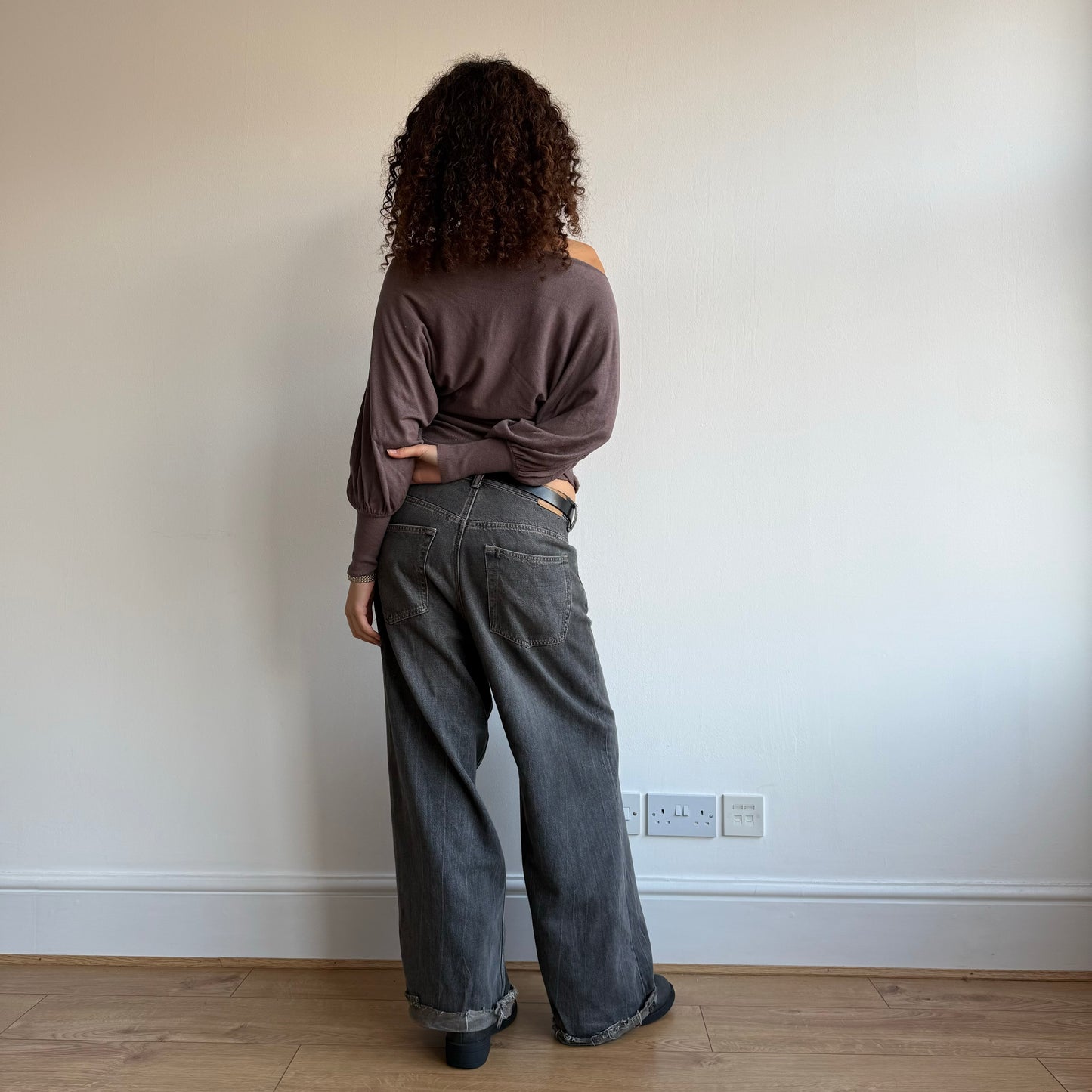 Taupe slouchy knit - One Size
