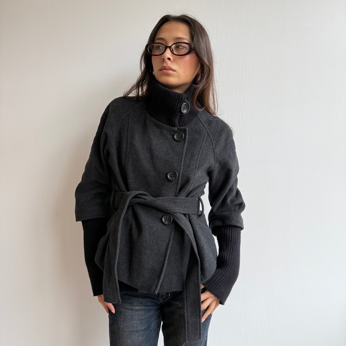 Bi-material jacket - Size S